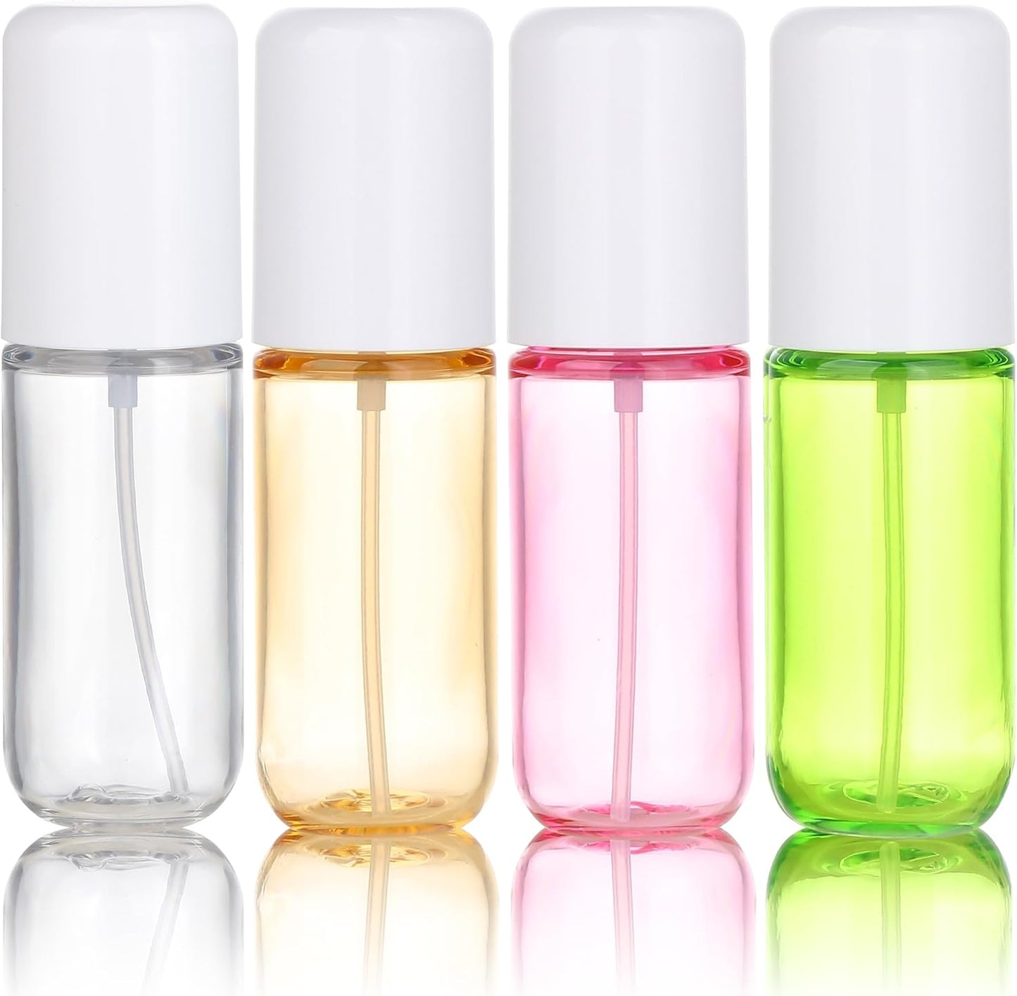 Travel Spray Bottles 1.35oz/40ml Fine Mist Empty Spray Bottles Mini Refillable Plastic Travel Bottle Set for Traveling and Outgoing