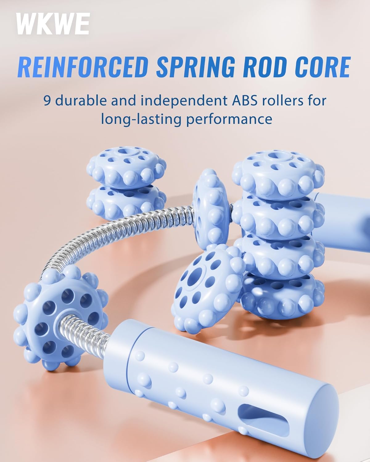 Muscle Roller Stick with Trigger Points - Bendable Body Massage Stick to Help Legs, Back, Neck Recovery, Relief Muscle Soreness, Cramping and Tightness