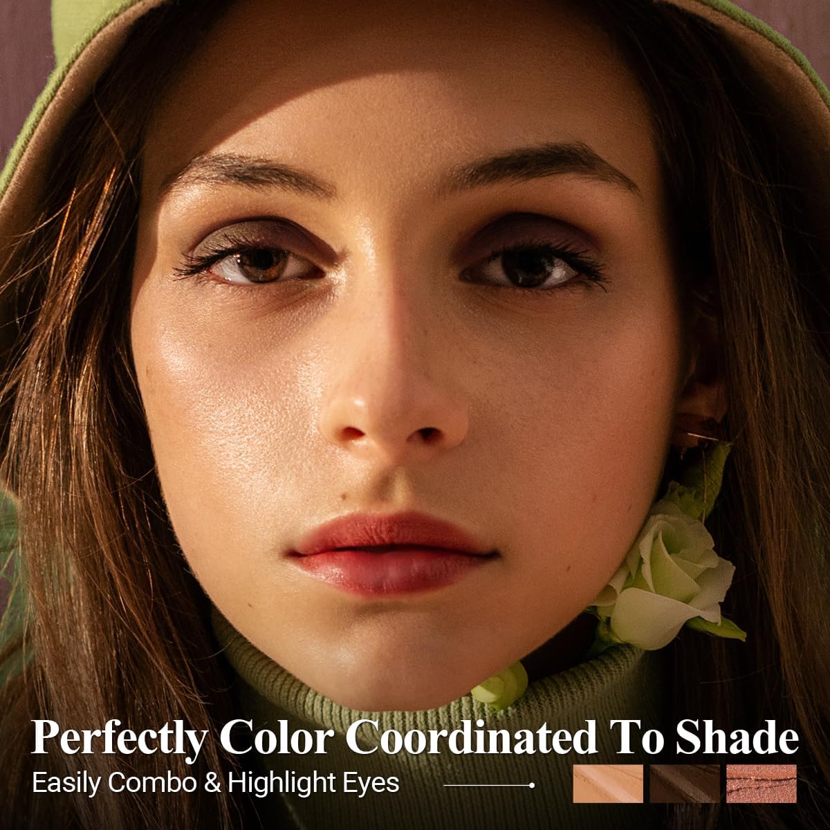 Coral Island Eyeshadow Stick 3PCS Makeup Set, Metallic Shimmer Matte Cream Eye Shadow Eyeliner Brightener Pencil Crayon - J2 Coral Island