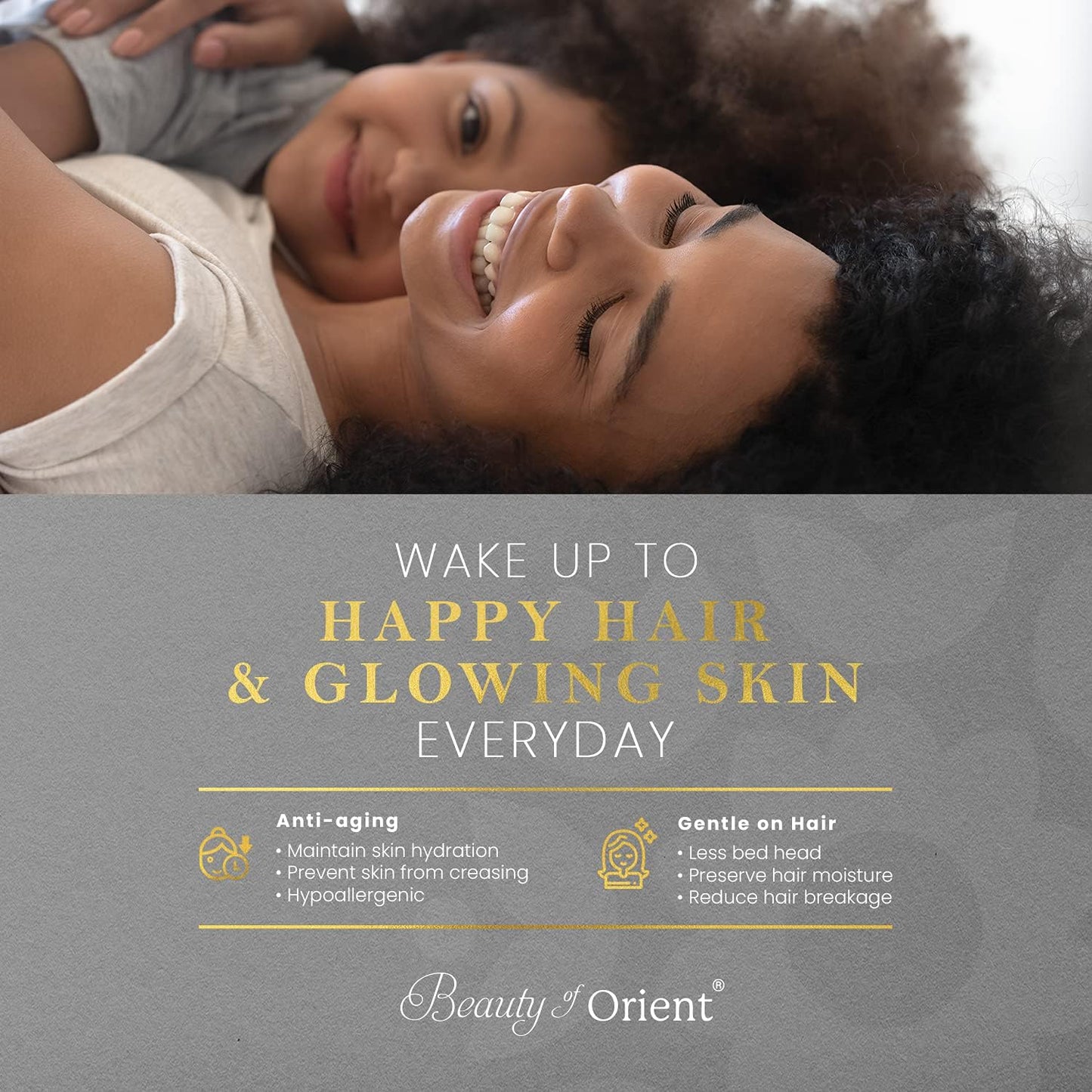 25 Momme Premium Mulberry Silk Pillowcase for Hair and Skin | Handcrafted Hypoallergenic & Anti-Acne Silk Pillow Cases with Zipper | Standard - 20" x 26", Frosty Blue