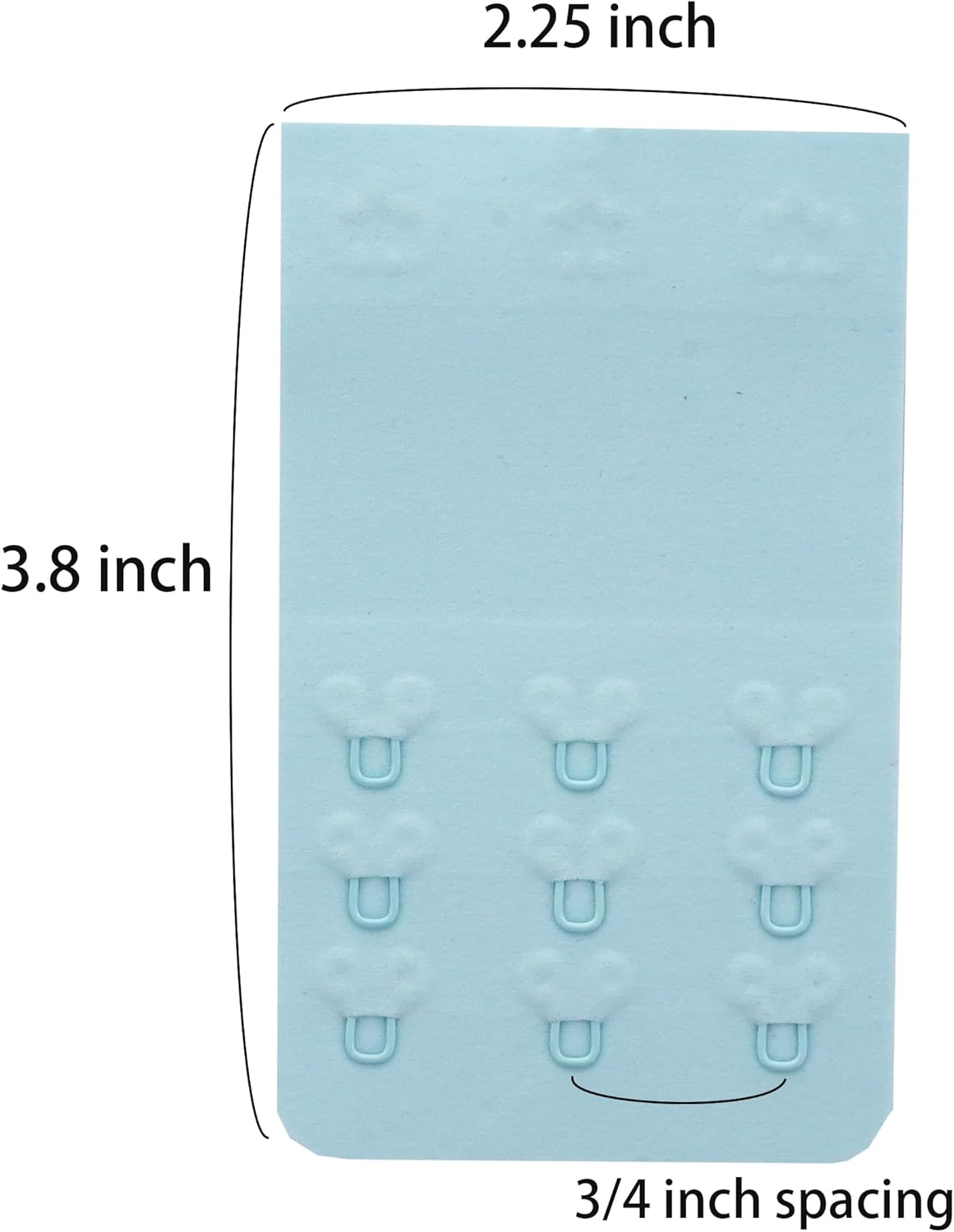 SAMGU Women's Soft Bra Extender 2 Hook / 3 Hooks / 4 Hooks Seamless Comfortable Bra Strap Extender Extension