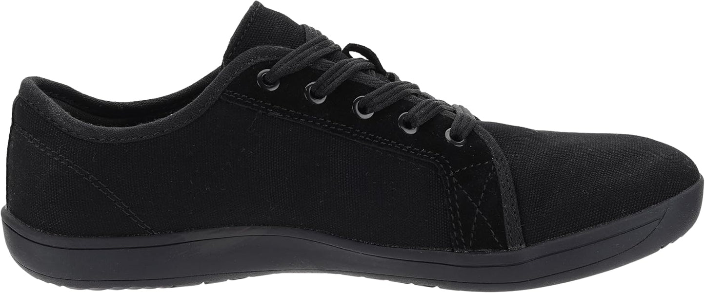 WHITIN Women's Canvas Barefoot Shoes | Wide Width Minimalist Sneakers | Classic Fit Low Top
