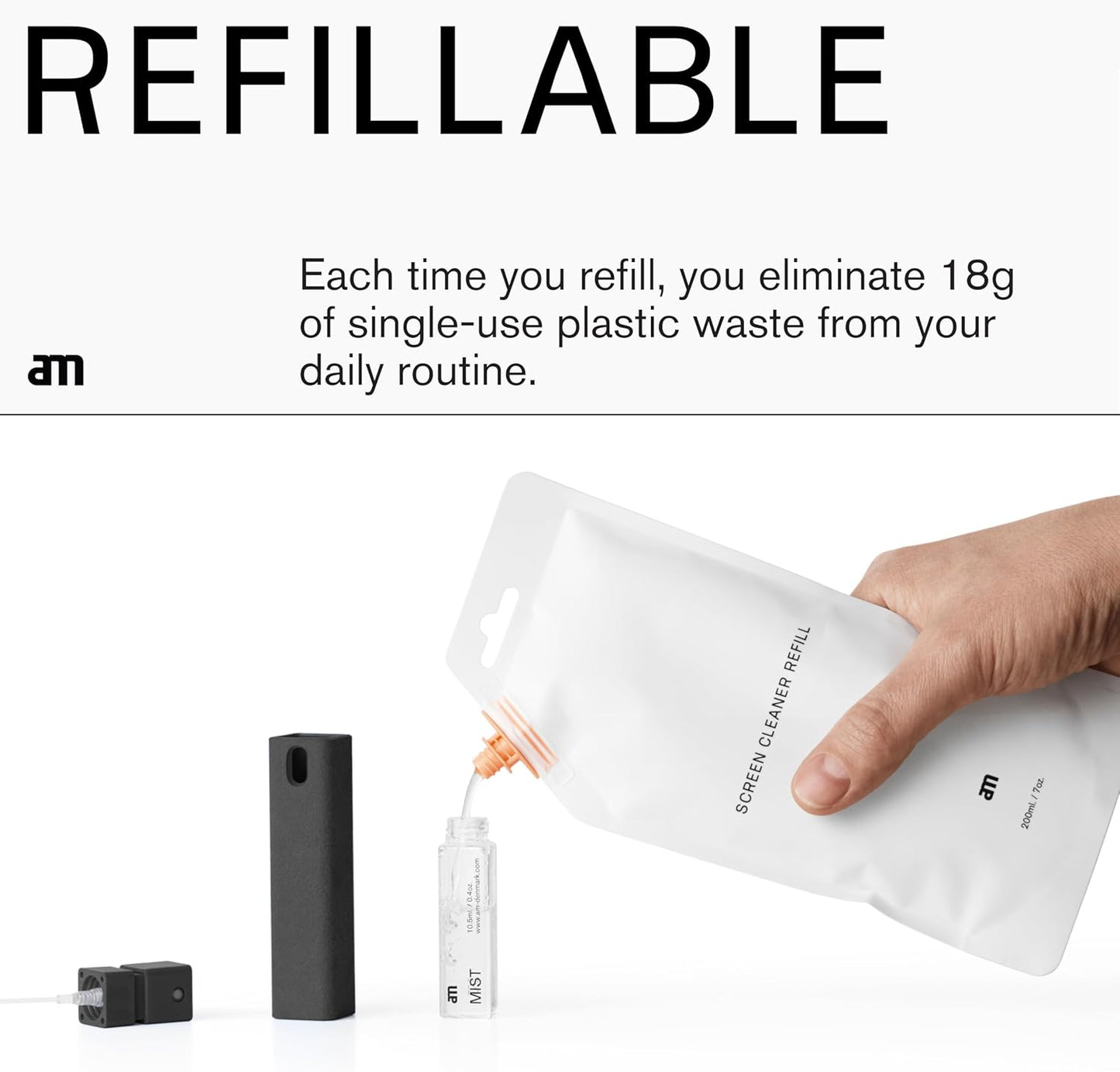 am Screen Cleaner Mist Spray with Microfiber Cloth Around – Alcohol-Free, Streak-Free Screen Cleaning Kit for Smartphones, Tablets, Laptops, Smart TVs & Car Screens, 3 Pack, Keith Haring