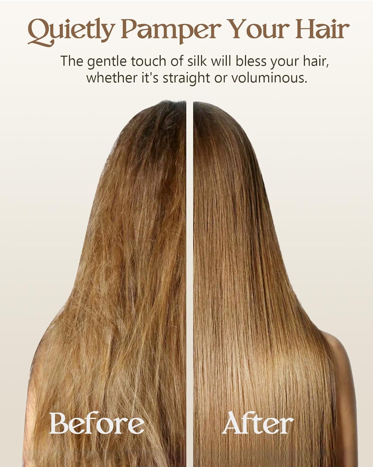 Silk Pillowcase 2 Pack - Pillow Cases King Set of 2 Size 20" x 36" for Hair and Skin Smooth Soft Breathable with Hidden Zipper Cooling Pillow Covers for Sleeping Women, Black