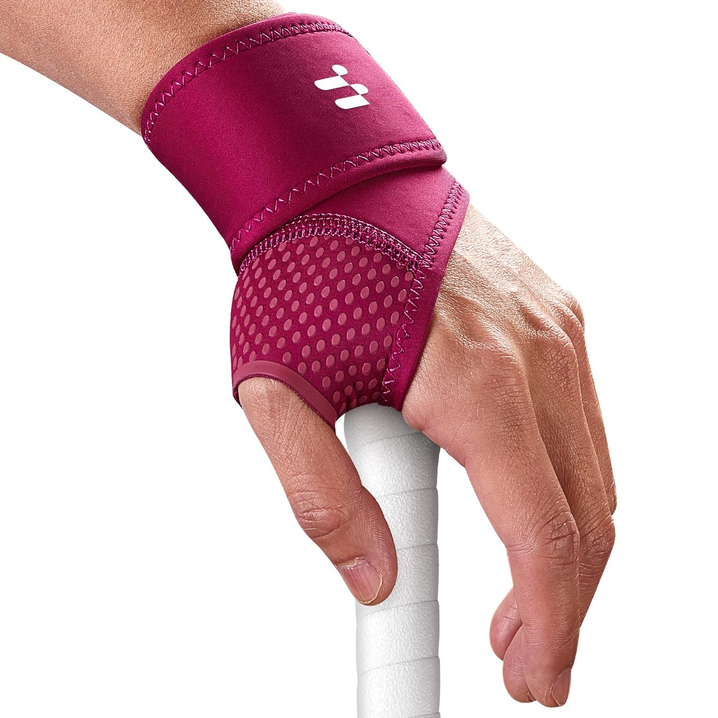 Wrist Brace with Soft Thumb Opening for Mild Carpal Tunnel Relief Tendonitis Arthritis Sprains (Not for Thumb), Compression Wrist Brace for Left Hand, Adjustable Wrist Support Wrap, 1 Unit