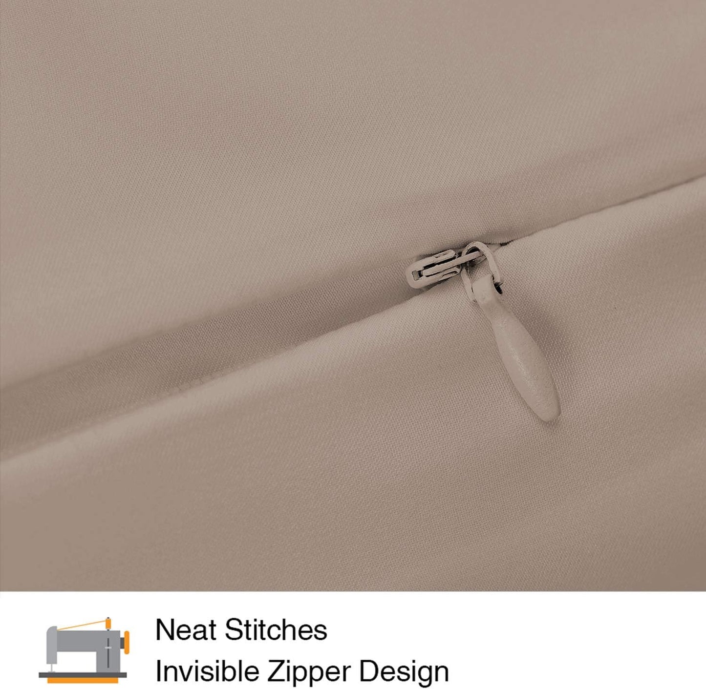 INSSL Mulberry Silk Pillowcase for Hair and Skin Health,Natural Silk Pillow Cover with Hidden Zipper Both Side Silk1 pcs (Light Coffee, Standard 20"x26")