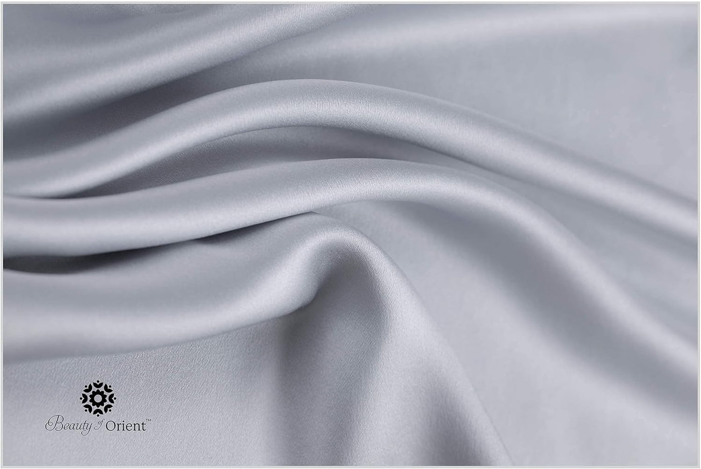 19 Momme Premium Mulberry Silk Pillowcase for Hair and Skin | Handcrafted Hypoallergenic & Anti-Acne 100% Silk Pillow Cases with Zipper | King - 20" x 36", Silver Lining