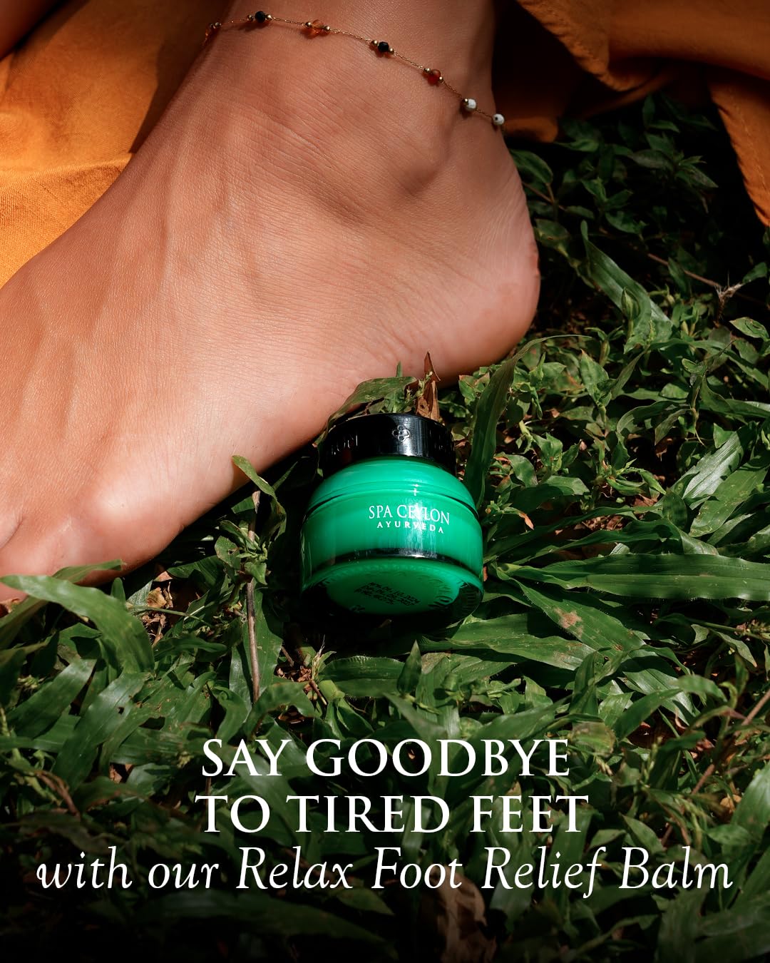 SPA CEYLON RELAX Foot Relief Balm | Instant Cooling & Soothing | relief for tired & fatigued feet | Hydrating | 100% Natural | Suitable for all skin types