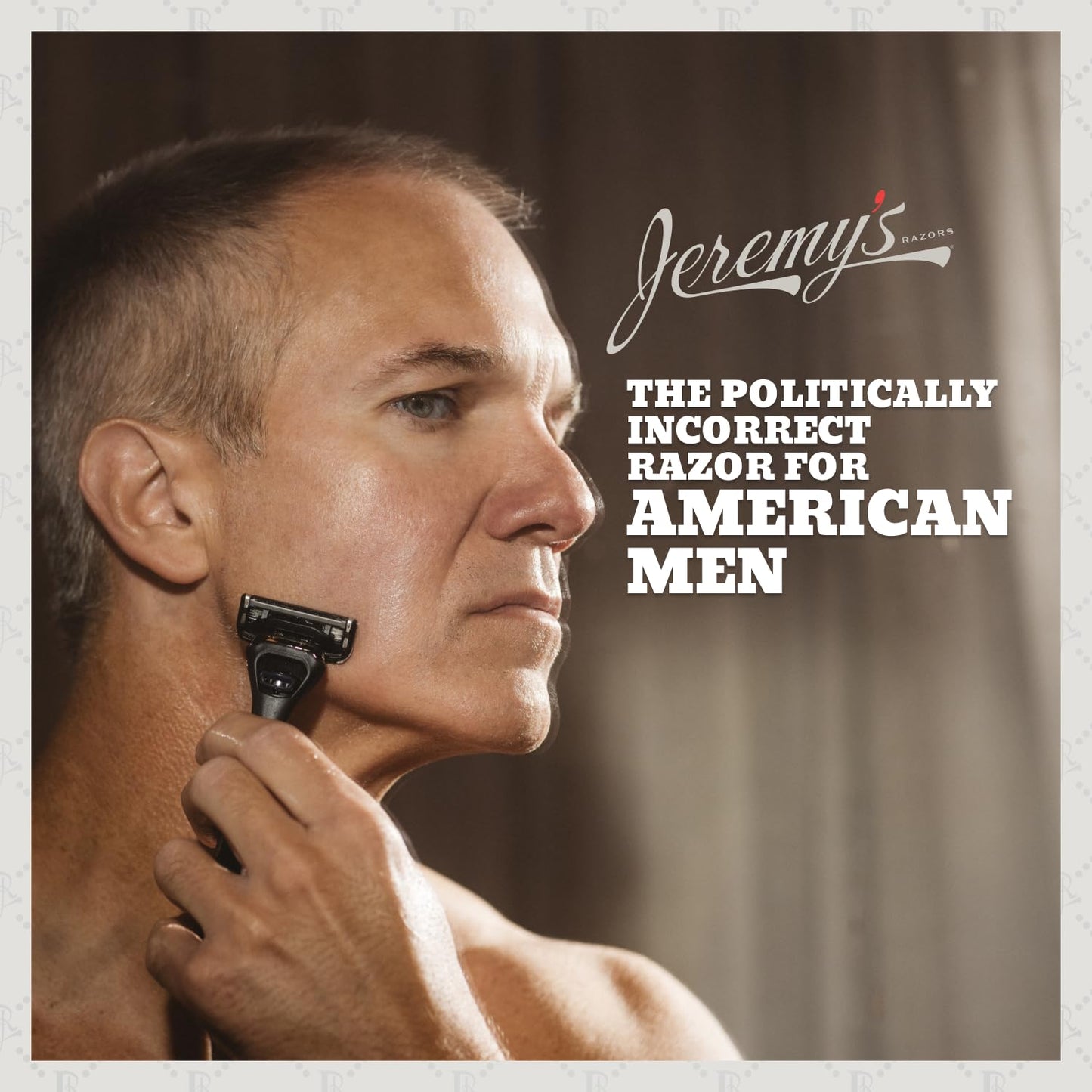 Jeremy's Razors for Men: Precision 5 Blade Razor - Stainless Steel Blades, Lubricating Strip, Precision Trimmer - Men's Shaving Kit, Travel Face Body Head Shavers (1 Razor 4 Cartridges)