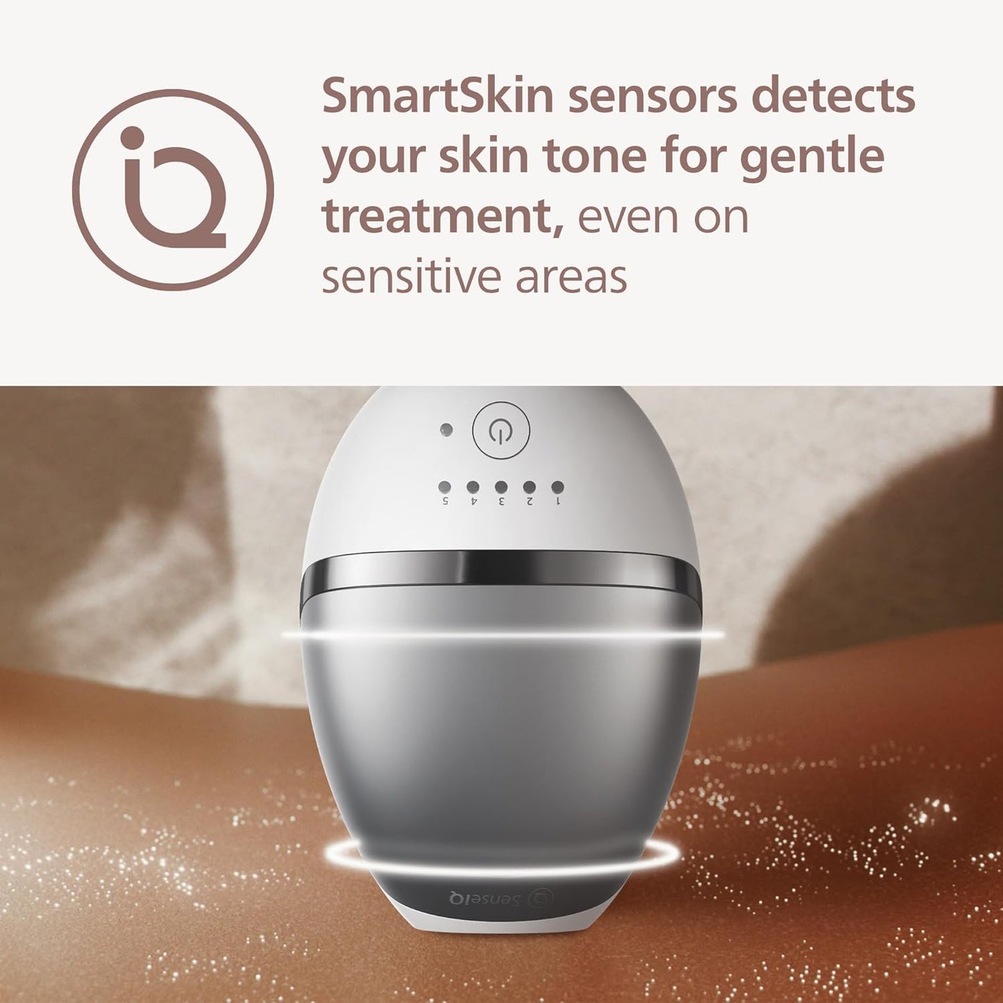 Philips Lumea 7000 Series IPL Hair Removal Device - Permanent Visible Hair Reduction Done at Home, SenseIQ Technology, Uniquely Curved Attachment for Body, for Women & Men, BRI931/03