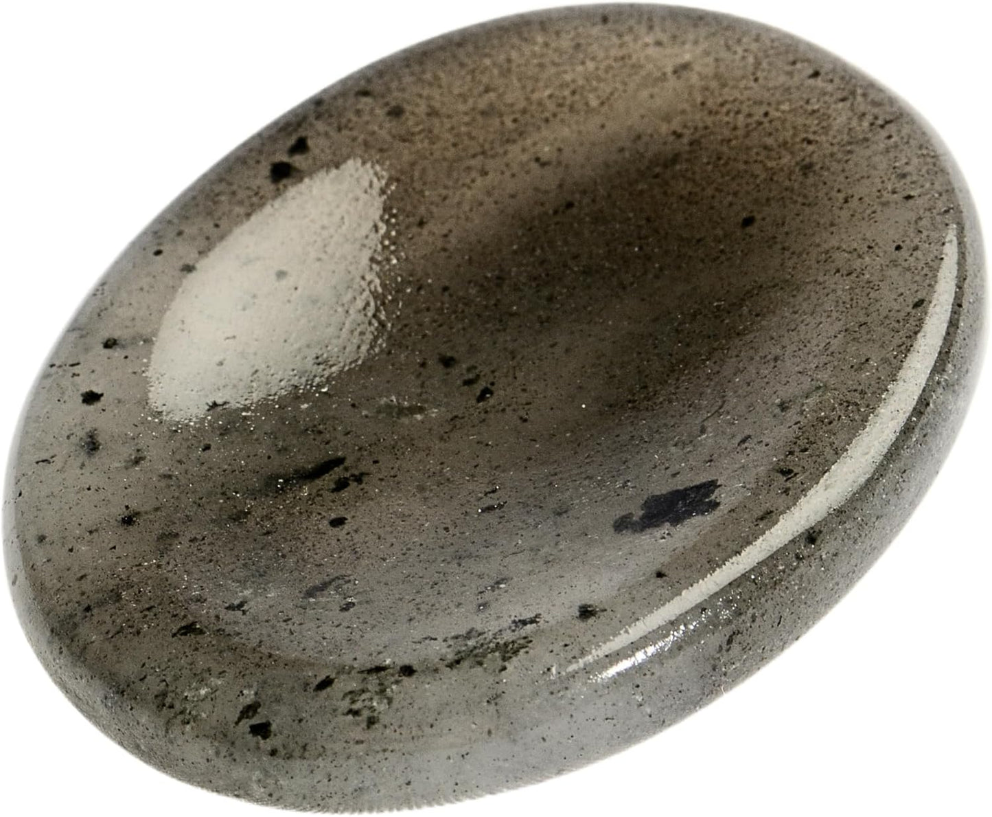 Iolite Worry Stones – Crystal Thumb Worry Stone for Anxiety, Stress – Relaxing and Soothing Balance Stones for Meditation, Stress Relief – Healing Stones and Crystals for Men and Women