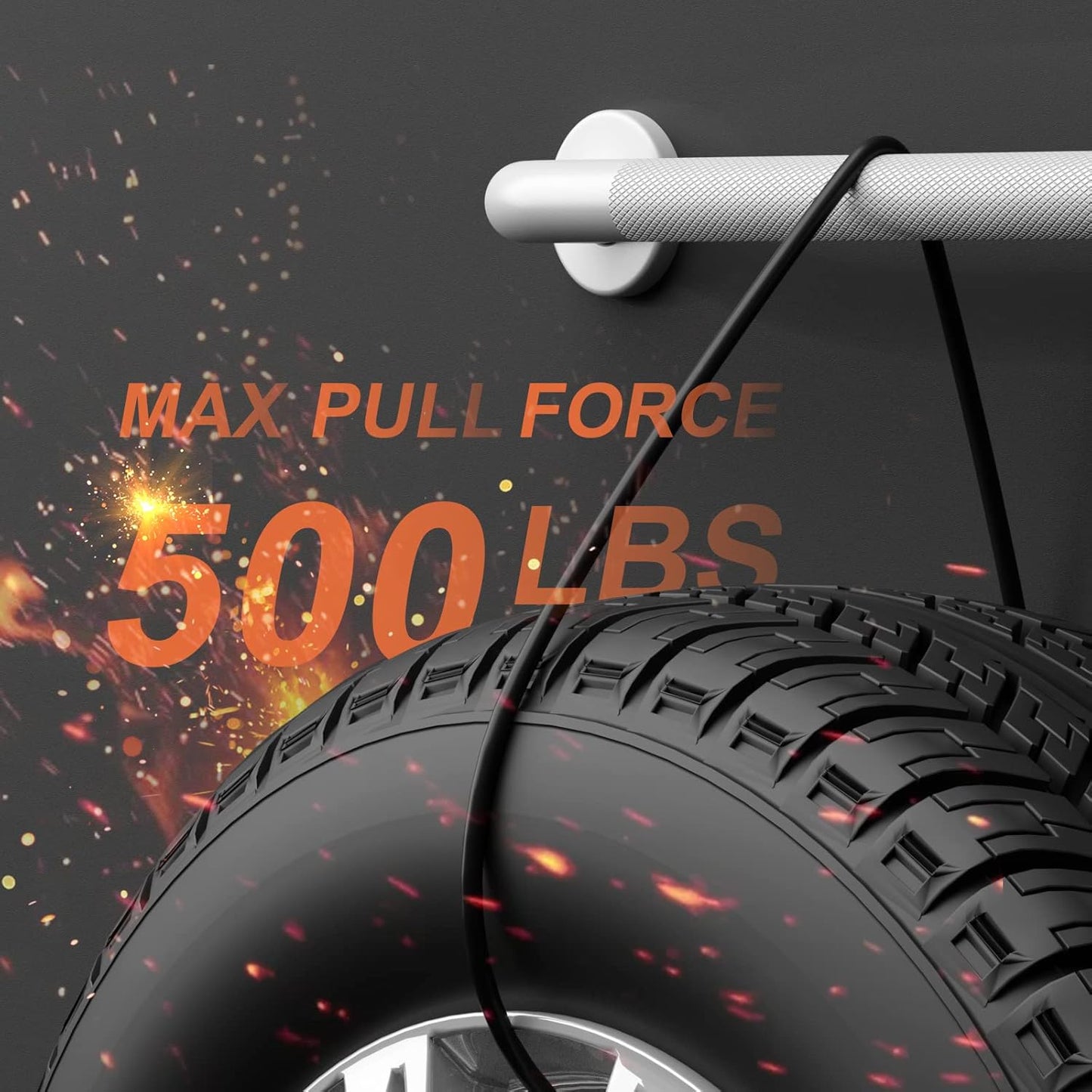 2 Pack 24 Inch Oil Rubbed White Shower Grab Bars w/Anti-Slip knurled Grip, iMomwee Stainless Steel Wall Mount Bathroom Safety Balance Handrail, Handicap Elderly Senior Assist Textured Grab Bar Handle