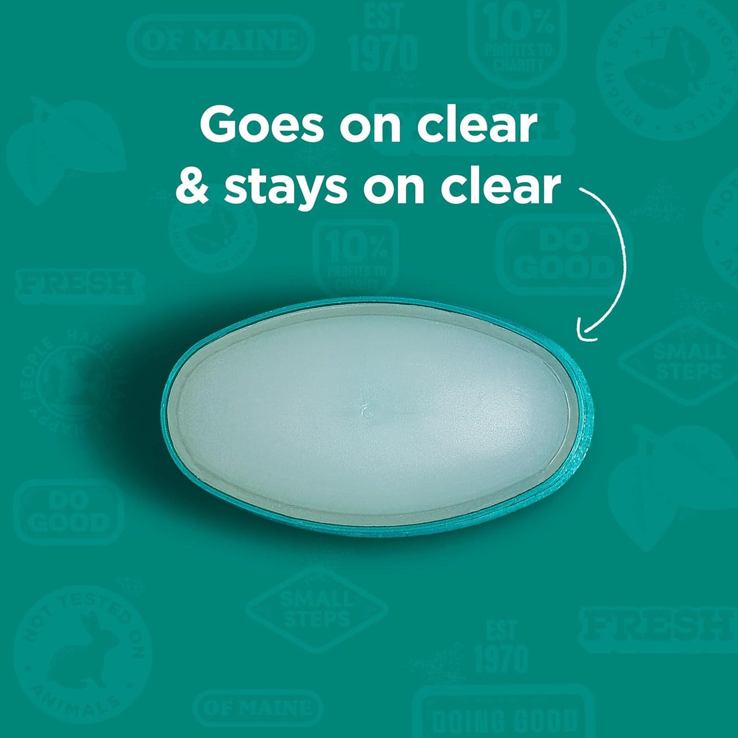 Tom’s of Maine Clean Coast Aluminum Free Natural Deodorant For Women & Men | Goes on Clear | Odor & Wetness Protection | Naturally Derived and Moisture-Locking Ingredients | 3.25 oz (2 Pack)