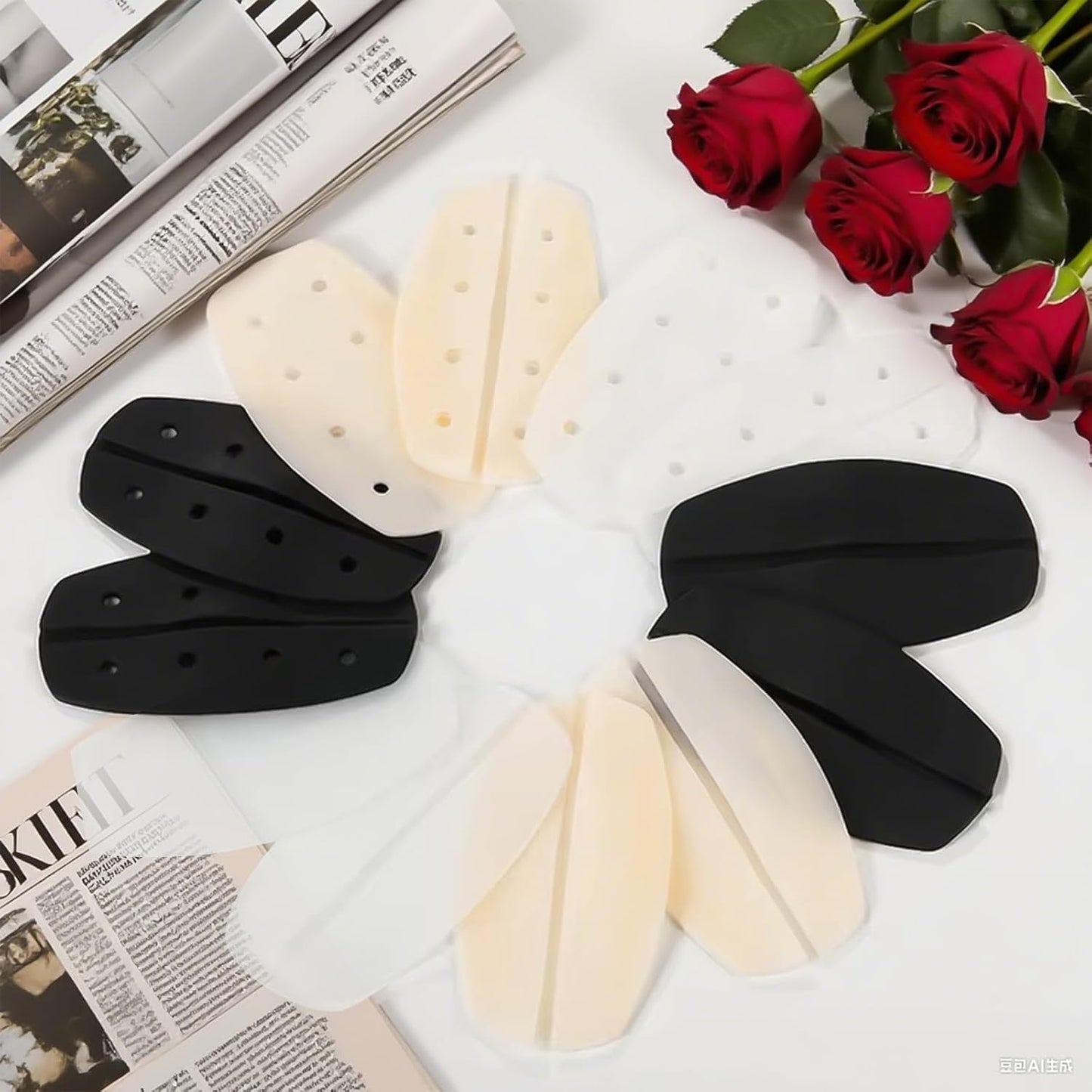 12pcs Silicone Bra Strap Cushions,Anti Slip Shoulder Pads for Women, Soft Gel Strap Holders to Prevent Slipping