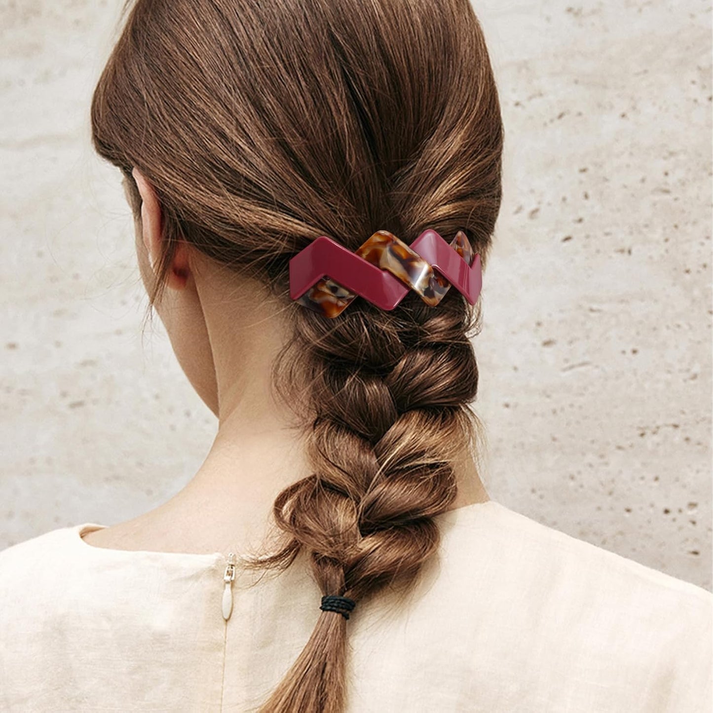 3 Pcs Hair Barrettes for Women Hair Clips Womens Hair Accessories Large French Hair Pin Retro Hair Clasp Accessories for thick hair-1t (mahua25)