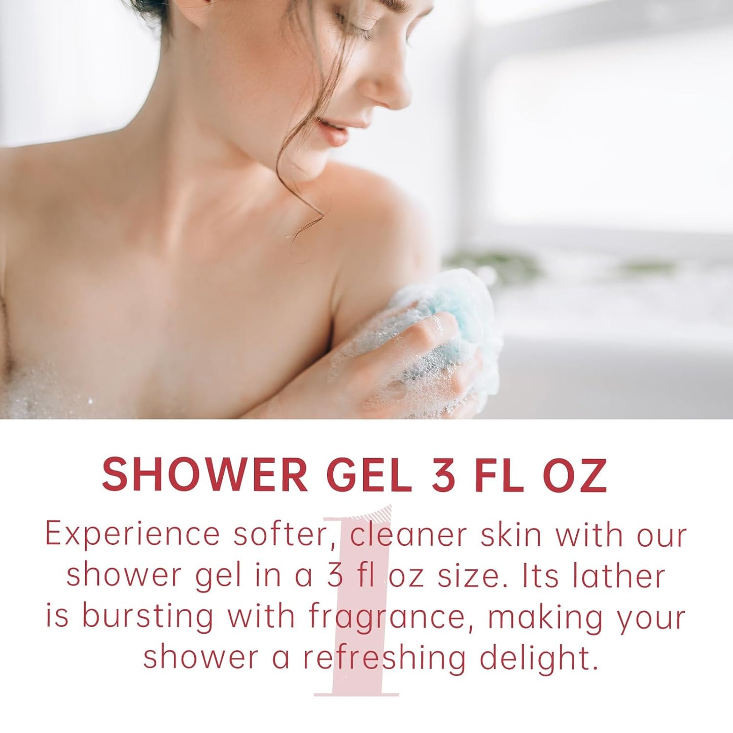 Cherry Blossom Spa Gift Set, Bath and Body Care Collection,3-Piece Travel Set with Shower Gel, Lotion, Body Mist