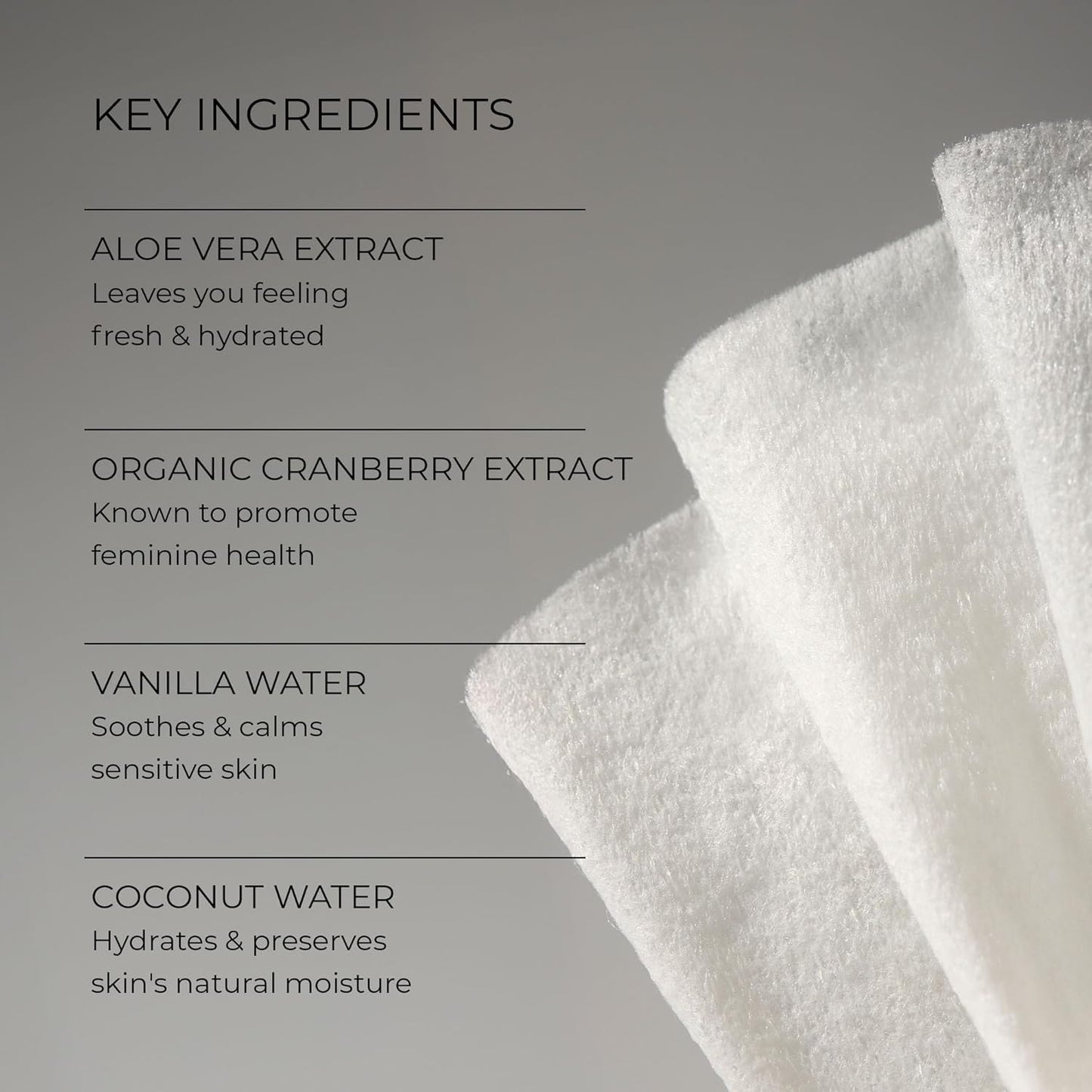 Woo More Play Freshies: All-Natural Feminine Intimacy Towelette Wipes with Coconut Water and Aloe Vera, Promotes Feminine Health & Helps Alleviate Irritation - Vegan and Cruelty Free, 20ct