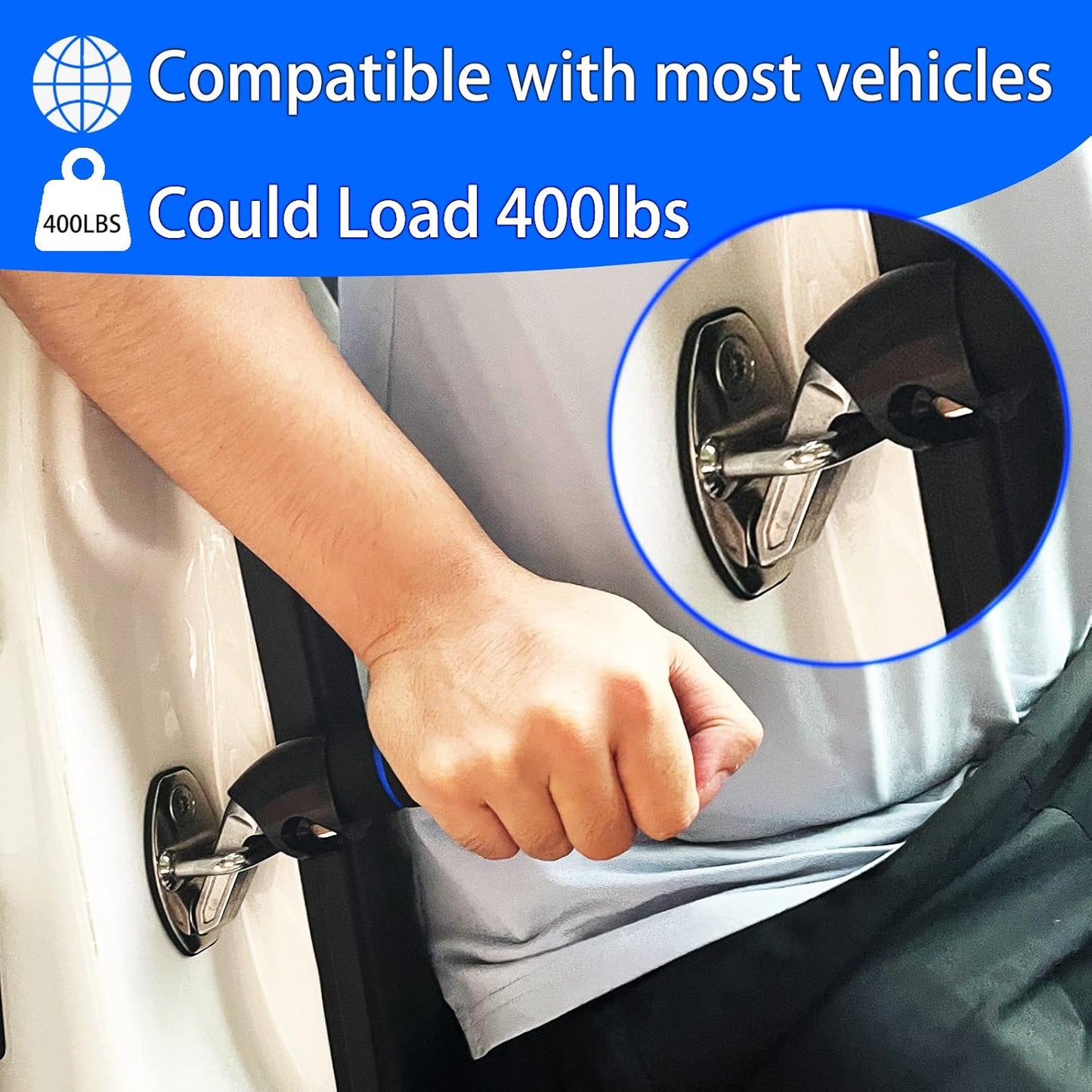 Car Door Handle for Elderly Car Assist Support Handle Multifunction Car Door Latch Bar for Seniors and Handicapped