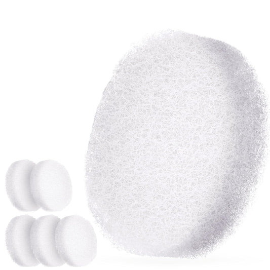 HartFelt Face Sponges for Cleansing and Gentle Exfoliating | Facial Compressed Sponges for Estheticians | Reusable Face Pads for Removing Dead Skin, Dirt & Makeup | Made in USA - Pack of 6