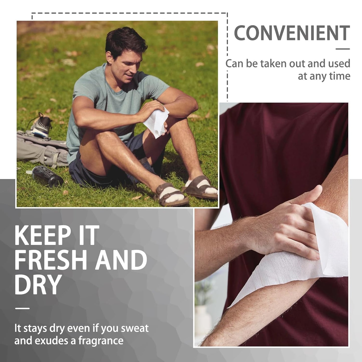 Black Cologne Body Wipes 150 pieces of Fresh deodorant Wipes And Travel To Clean Skin And Travel Deodorant Individually Wrap Hypoallergenic Mini Deodorant For Female Male Teenagers