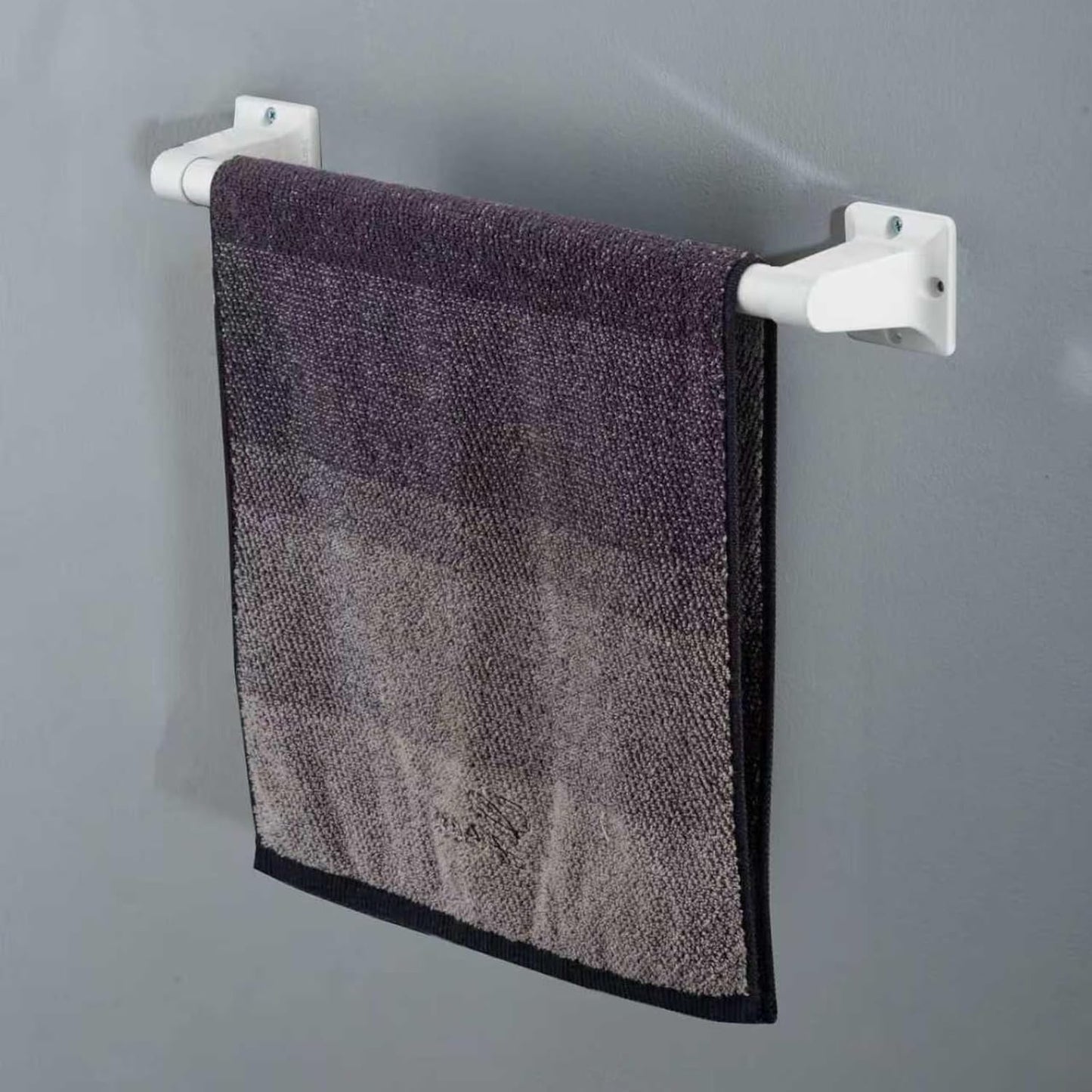 Joyrain Stainless Steel Bathroom Grab Bar for Elderly - Safety Rail & Towel Rack Dual Function, 9/16/24 Inch Anti-Slip Handle for Shower/Toilet/Tub (White, 16 inch)