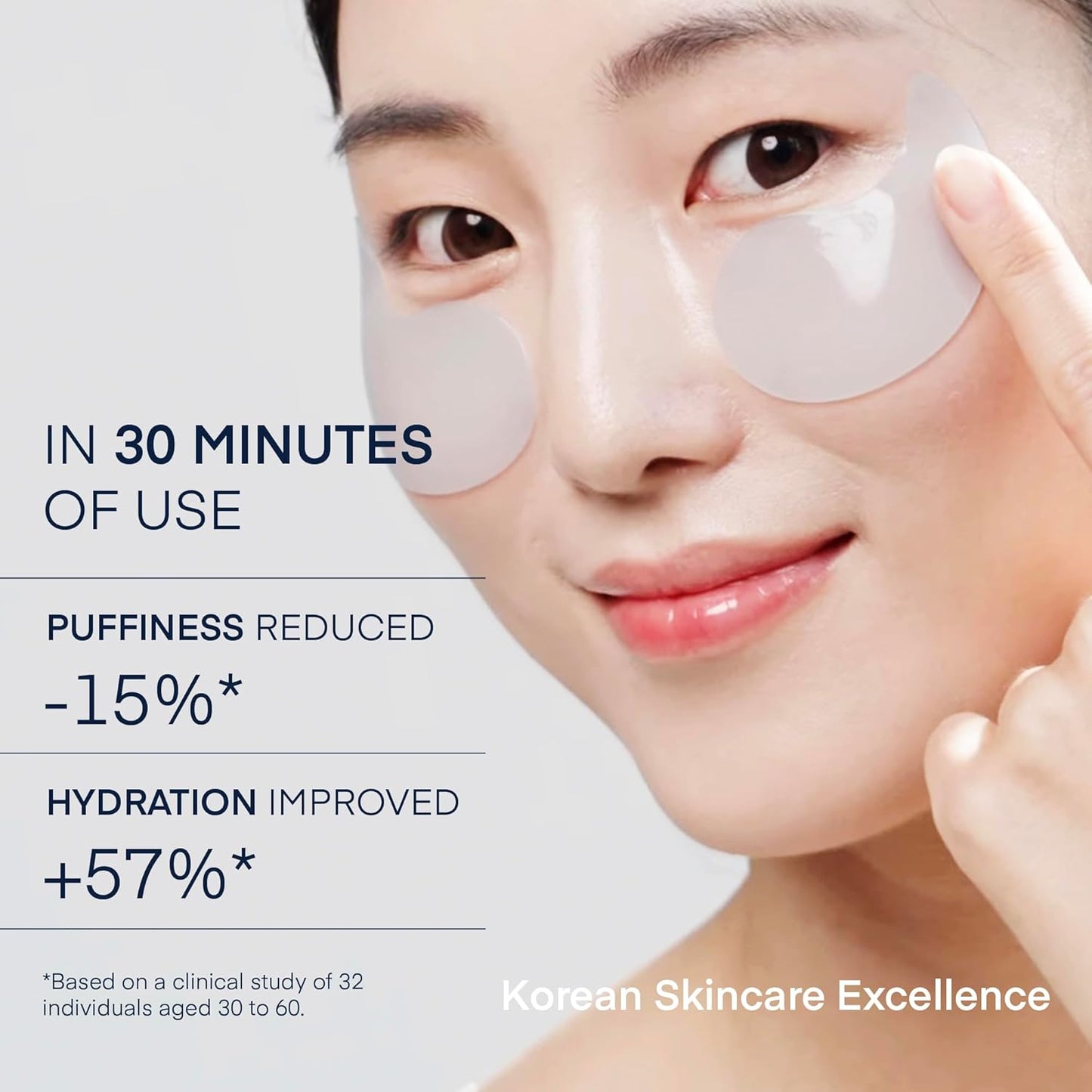 TEREZ & HONOR Eye Patches Set: Korean Hydrogel Eye Masks Gift, 3 Pack (x 60 Pcs) with Caffeine, Collagen & Vitamin C - For Puffy Eyes, Dark Circles, Fine Lines, Wrinkles & Bags, Travel Case Included