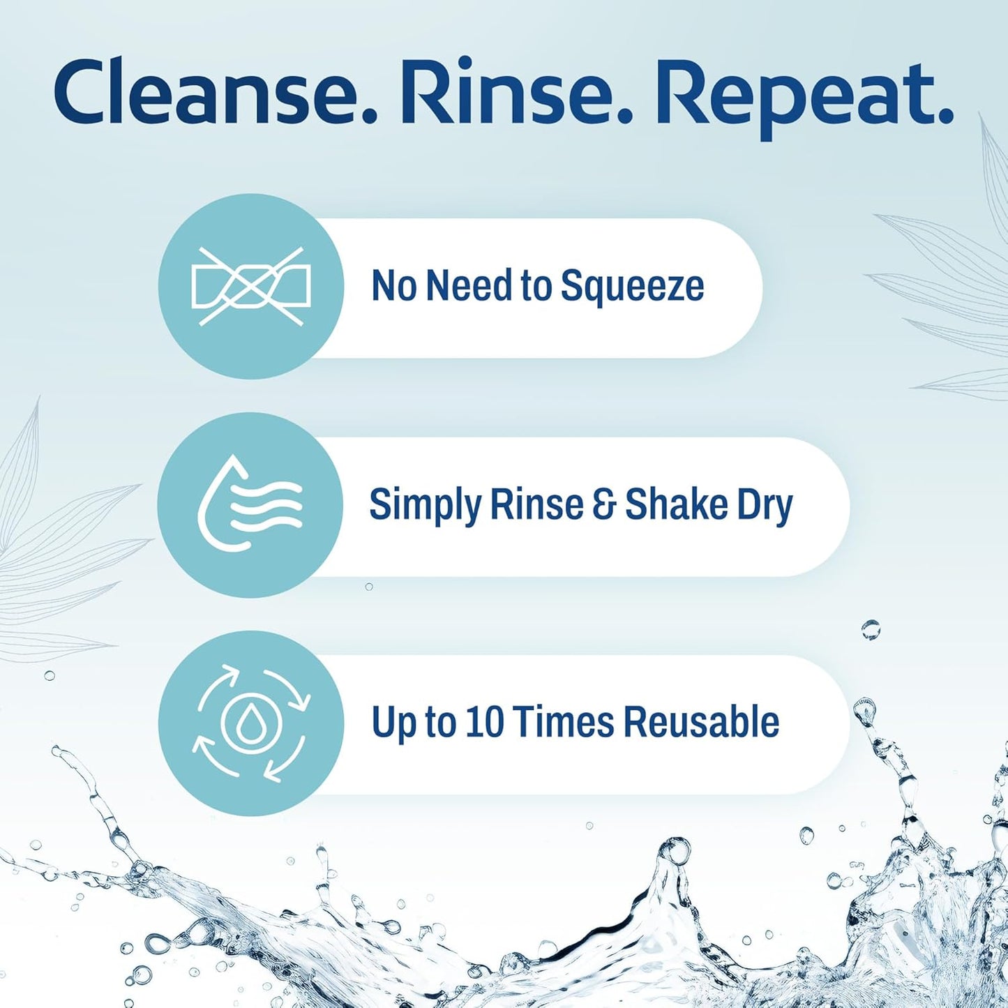 HartFelt Round Face Scrubber for Women | Reusable Facial Sponges for Daily Cleansing | Facial Exfoliating Pads for Removing Dead Skin, Dirt & Makeup | Use with Favorite Cream | Made in USA - 30 Count