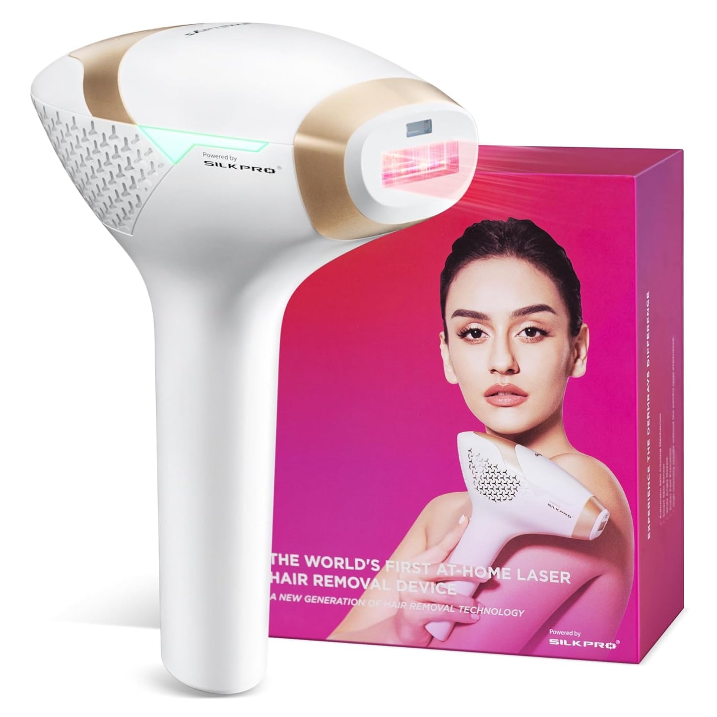 DermRays 810nm Diode Laser Hair Removal for Women and Men, The FDA-Cleared Home-Use Device, Permanent Reduction in Hair Regrowth, V4S for Skin Tone 1-5, Wide-Angle 15 Mins Hair Removal for Face, Body