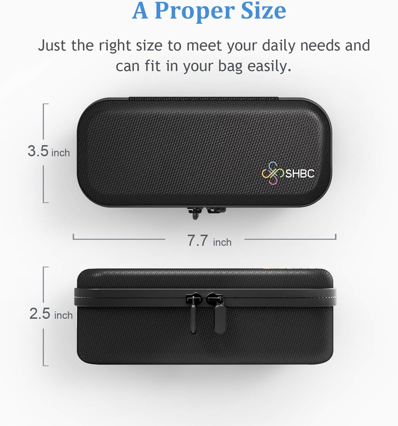 SHBC Medical Cooler Insulin Vial Carrying Travel Case TSA Approved Protector for Diabetic with One Ice Pack Black