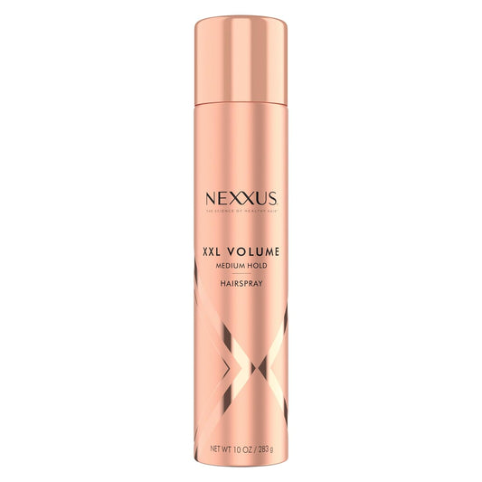 Nexxus Medium-Hold Hairspray XXL Volume for Sky-High Volume & 48H Frizz Control, with StyleProtect Technology 10 oz