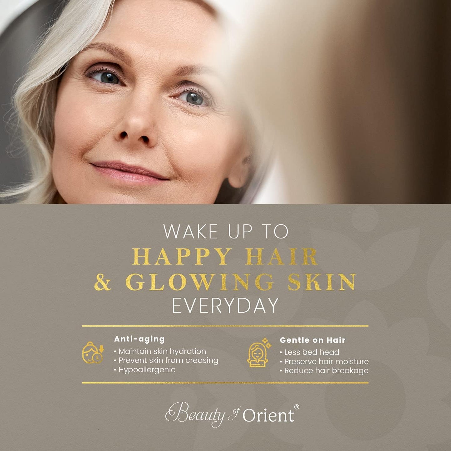 25 Momme Premium Mulberry Black Silk Pillowcase for Hair and Skin | Handcrafted Hypoallergenic & Anti-Acne Silk Pillow Cases with Zipper | Queen - 20" x 30", Midnight