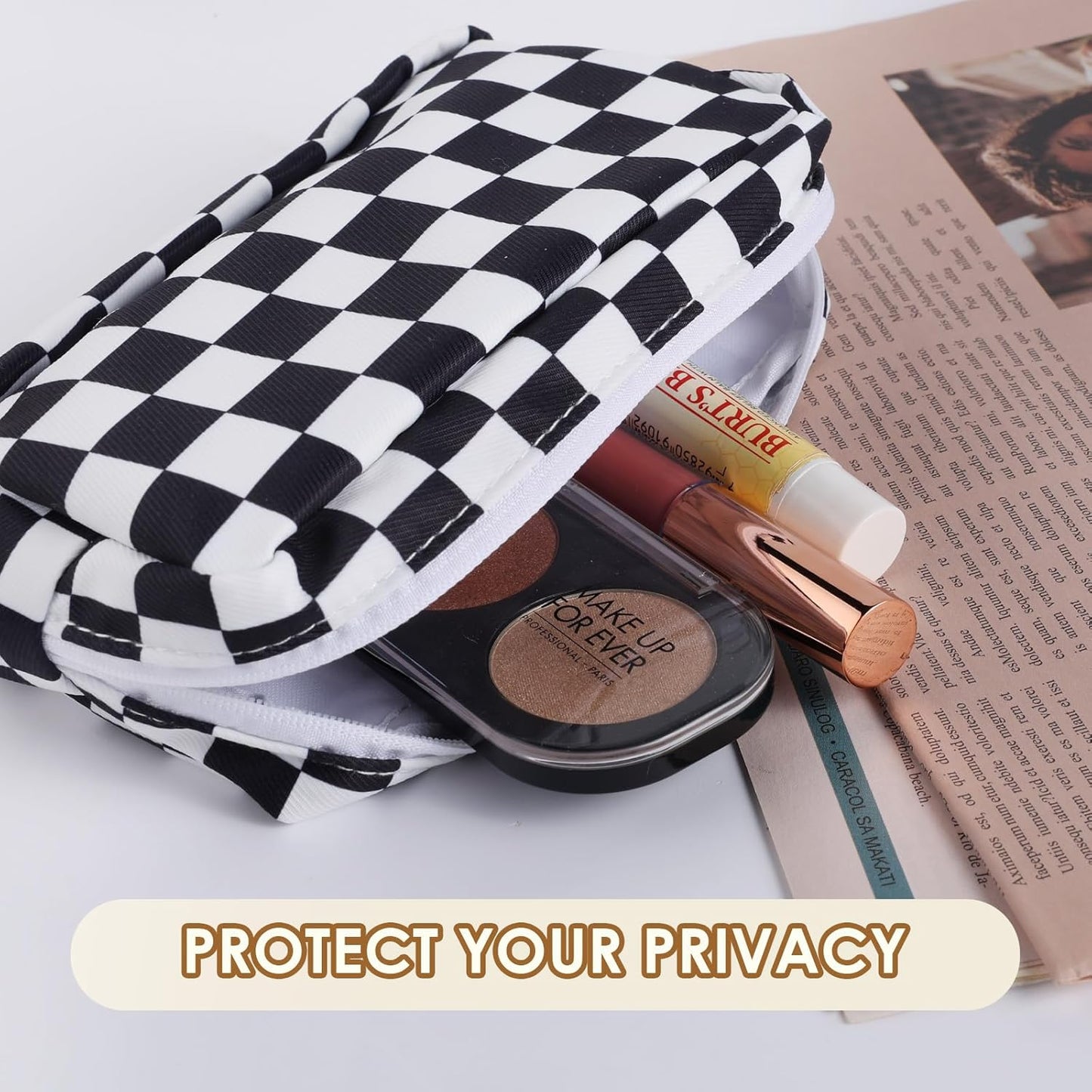 Desing Wish 2 PCS Period Bag for Teen Girls, Lightweight Sanitary Napkin Storage Bag Tampon Holder for Purse Menstrual Pad Pouches First Period Gift (Pink/Grey)