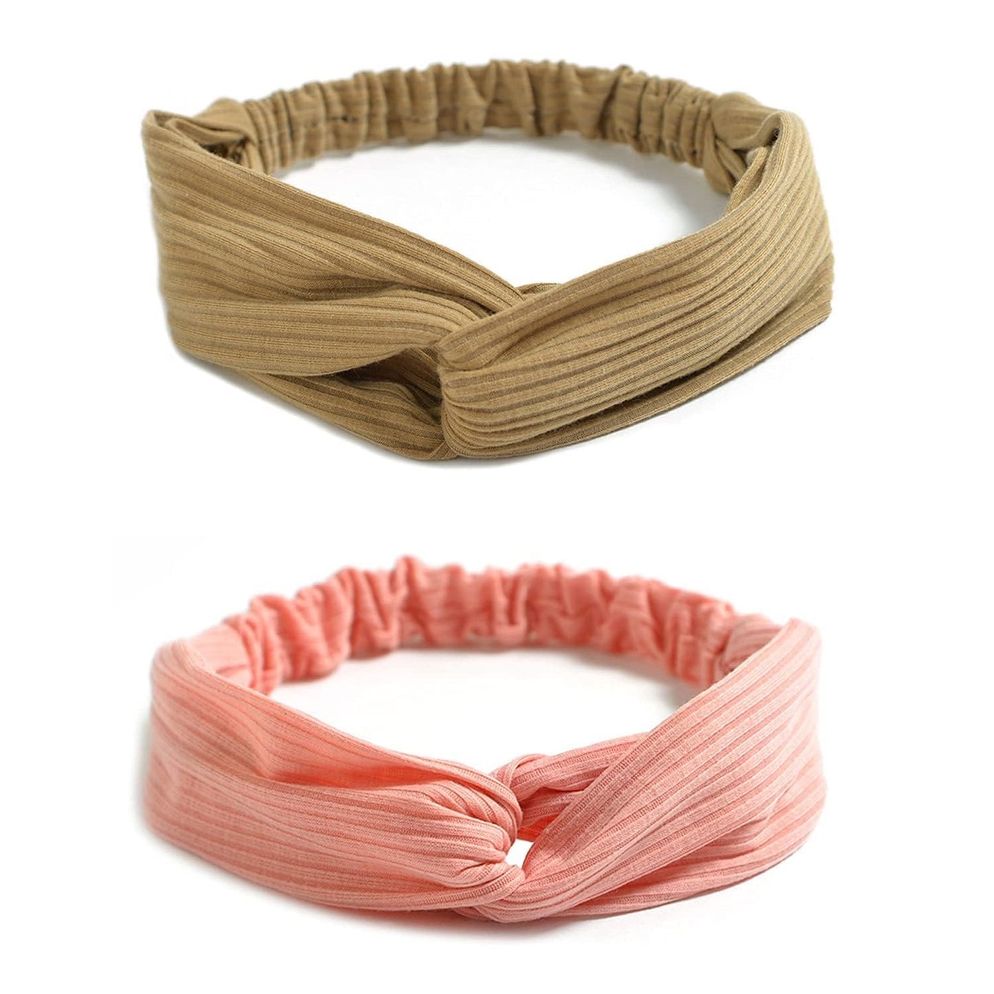 DRESHOW 10 Pack Boho Headbands for Women Girls Criss Cross Elastic Hair Band Twisted Head Wrap