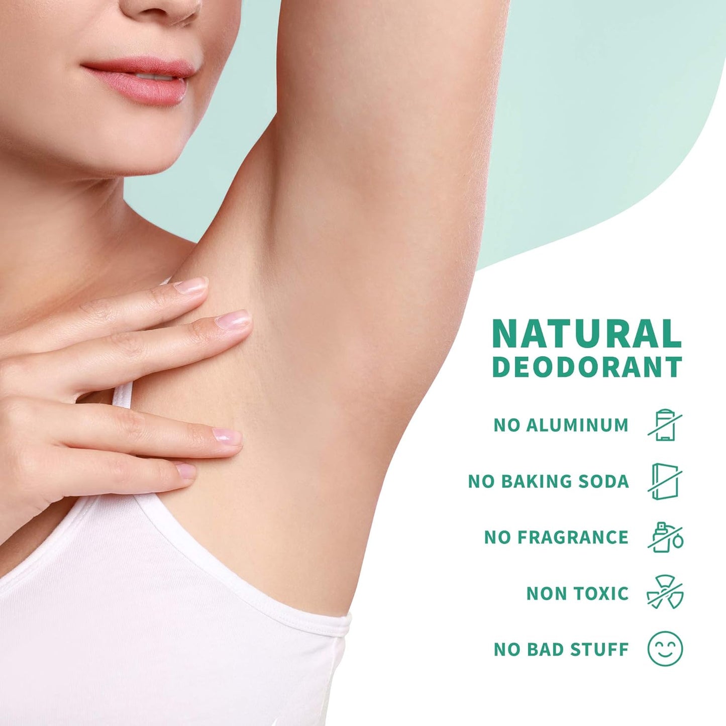 Stick Up Natural Deodorant for Women and Men with Bentonite Clay Powder, Arrowroot, Magnesium, Zinc, 3 oz. Vegan Deodorant for 3-4 months, White Lavender - Primal Life Organics