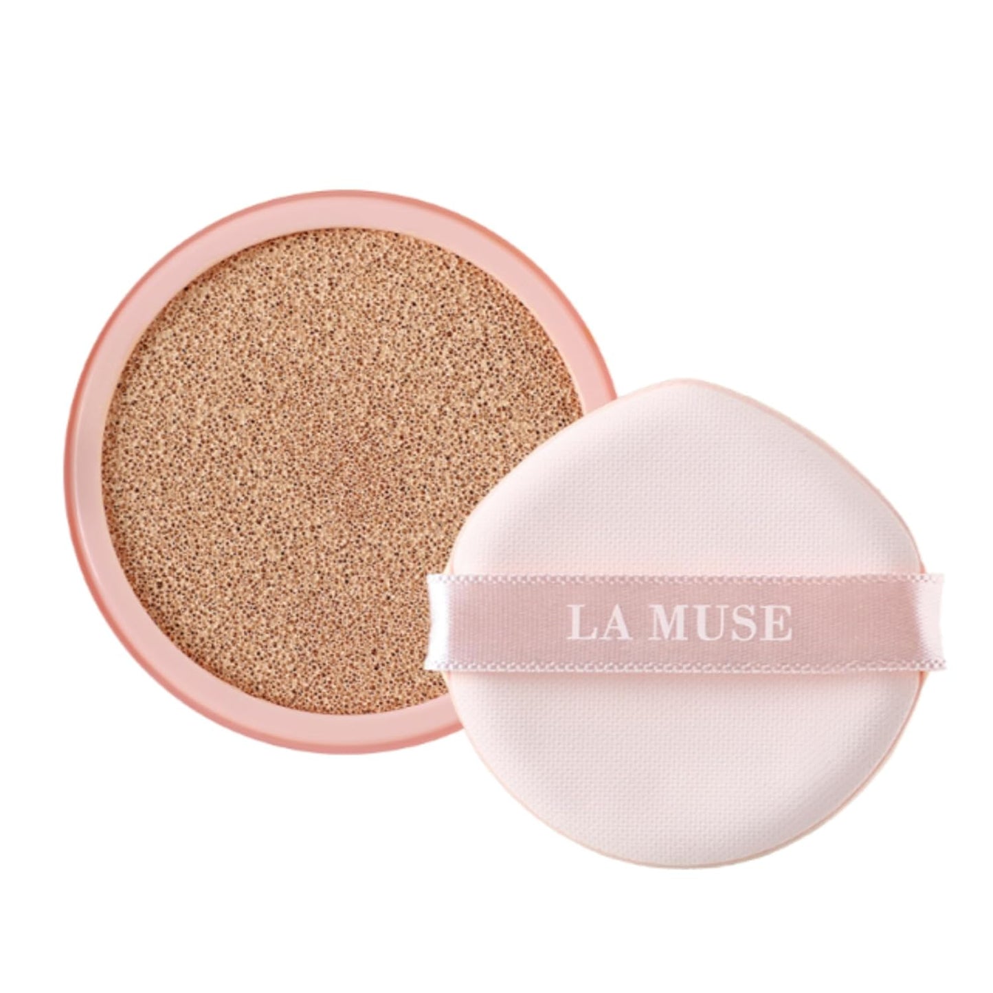 LA MUSE Korean Glow Cushion Foundation(Refill) with PDRN | Shade No.22 Neutral Beige for Medium Skin | 65% Hyaluronic Acid Hydration | Natural Radiant, Lightweight Coverage | Light to Medium Finish