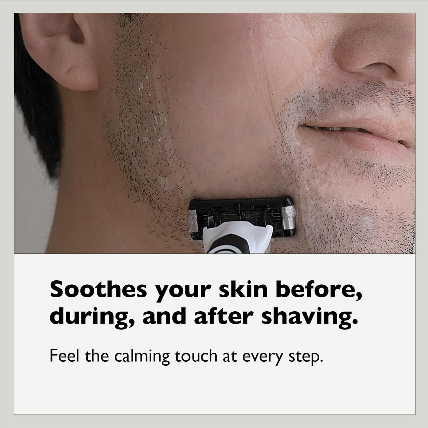 Cica Shaving Gel, Transparent, non-foaming soothing gel, enriched with Centella Asiatica, Aloe Vera and Panthenol for Skin Protection for all sensitive type skin 8.45 oz