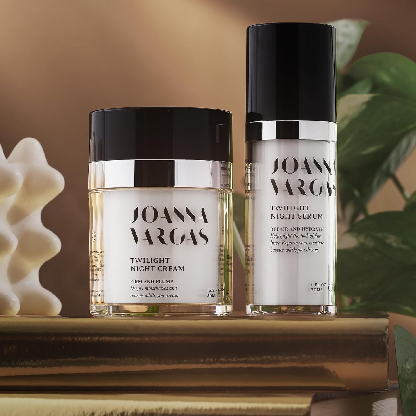 Joanna Vargas Face Serums for Anti Aging with Epidermal Growth Factors for Skin Restoration & Reconditioning - Revitalizing Night Face Serum for Women to Reduce Fine Lines