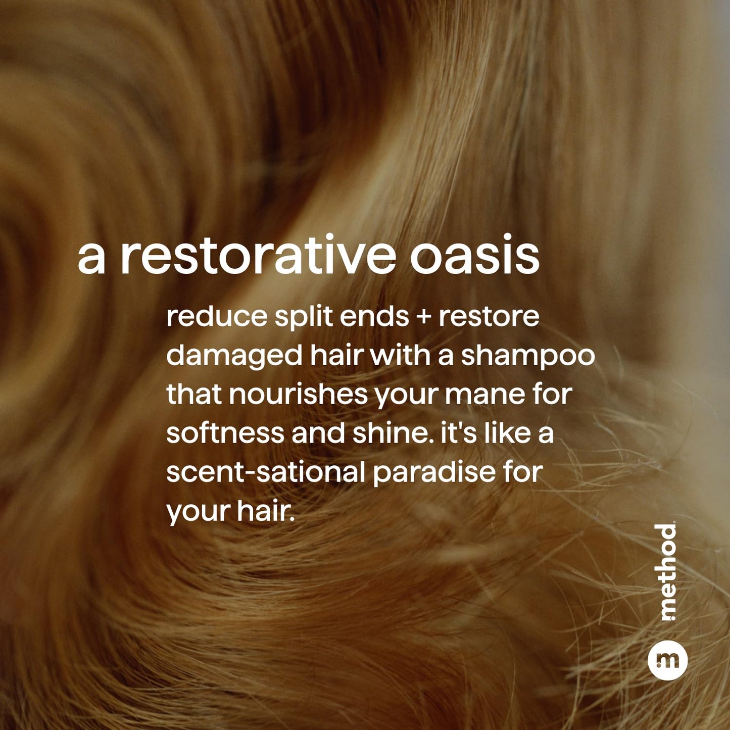 Method Repairing Shampoo, Island Mist, Hibiscus + Mango Nectar + Passion Fruit notes, 14oz