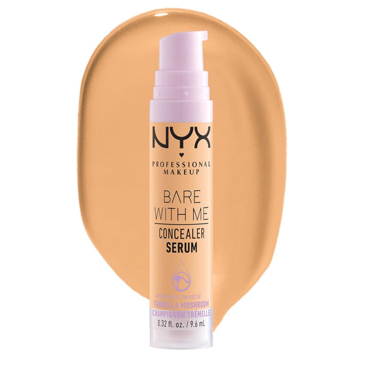 NYX PROFESSIONAL MAKEUP Bare With Me Concealer Serum, Concealer Makeup For Up To 24Hr Hydration - Golden
