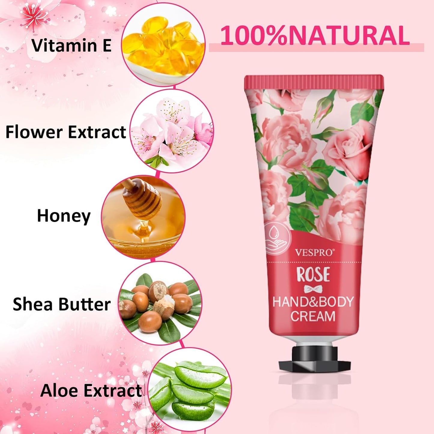 182 Pack Hand Cream Set, Stocking Stuffers for Women, Hand Lotion for Christmas Gifts, Thank You Gifts, Bridesmaid Gifts, Birthday Gifts and Small Gifts, Hand Lotion Travel Size for Dry Cracked Hands