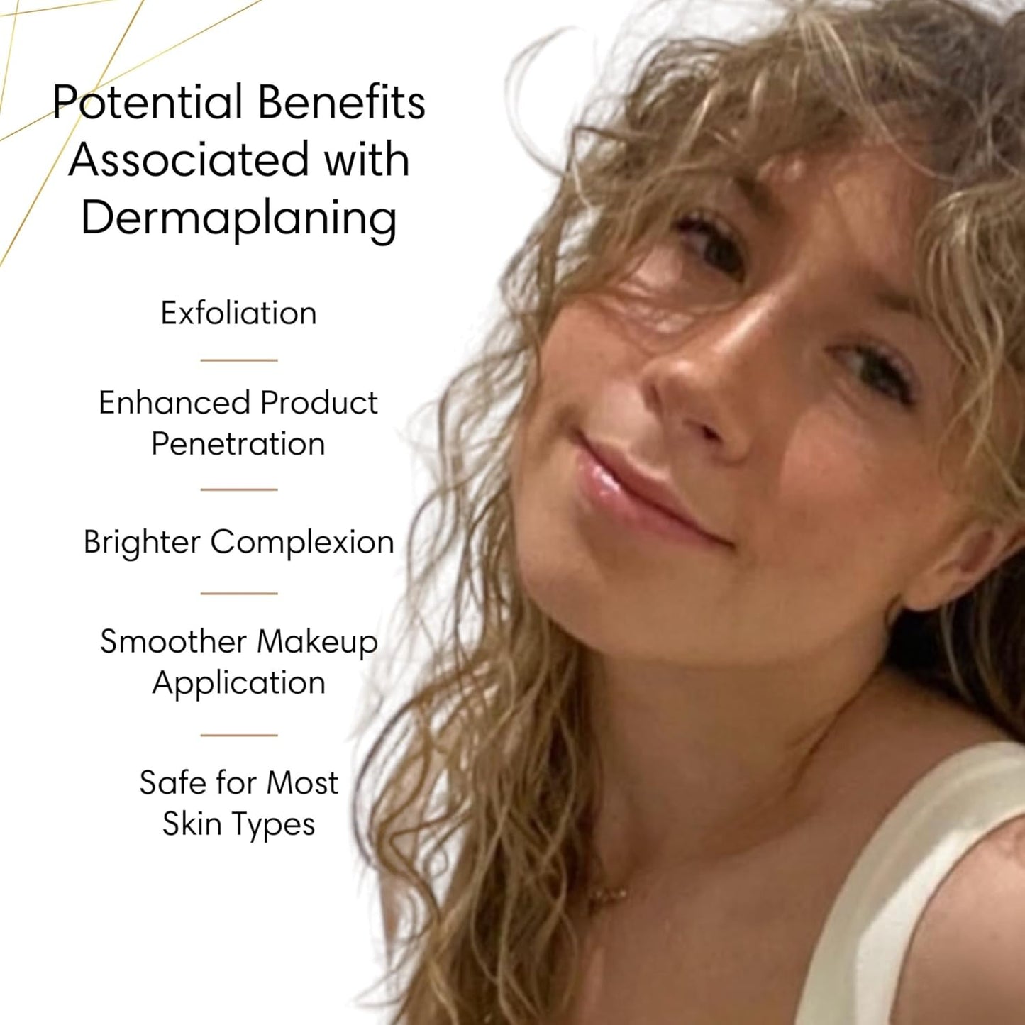 Dermaplane Face Razor Tool - Biodegradable- Swedish Stainless Steel-For exfoliation and Hair removal- Men and Woman -12 pc. Organic Luxury