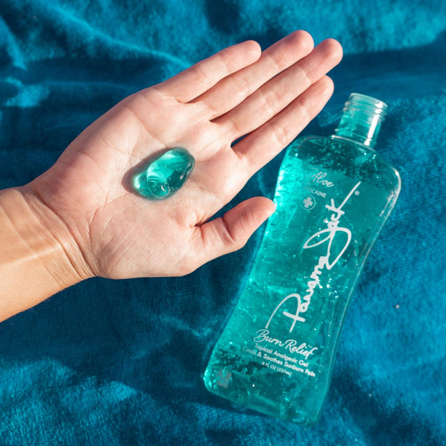 Panama Jack Burn Relief Gel - After Sun Topical Analgesic, Cools & Soothes Sunburns, Insect Bites, Cuts & Scrapes, Contains Aloe and Menthol, 8 FL OZ (Pack of 6)