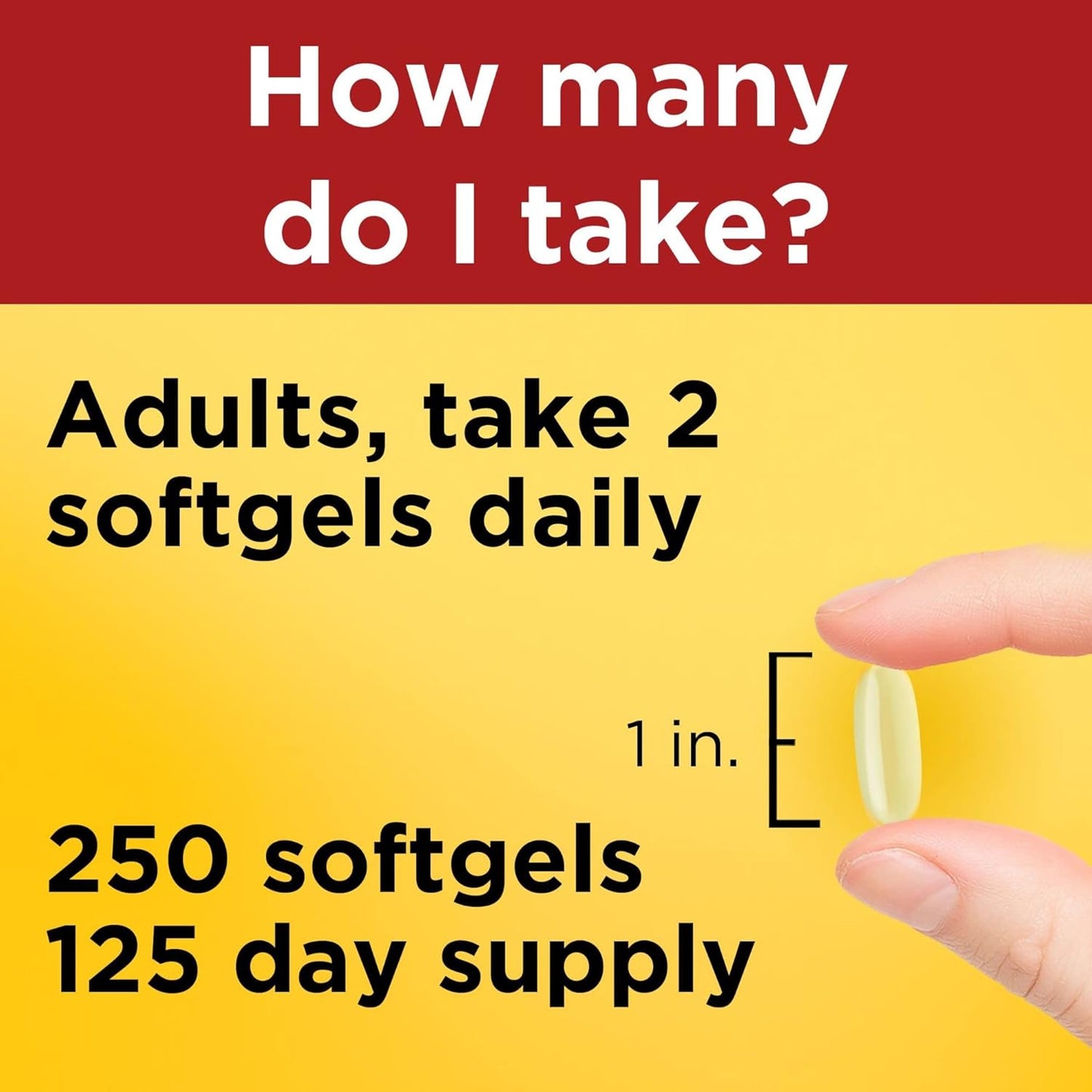 Nature Made Fish Oil Omega 3 Supplements, 1000mg Softgels, Omega 3 Fish Oil for Healthy Heart Support, 250 Softgels, 125 Day Supply