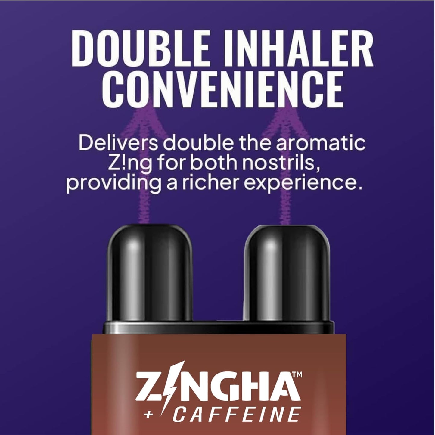 Caffeinated Aromatherapy Nasal Inhaler Stick – Natural Energy Boost with Essential Oils + Caffeine – Focus, Refresh & Breathe Easy (Lemon Mint)