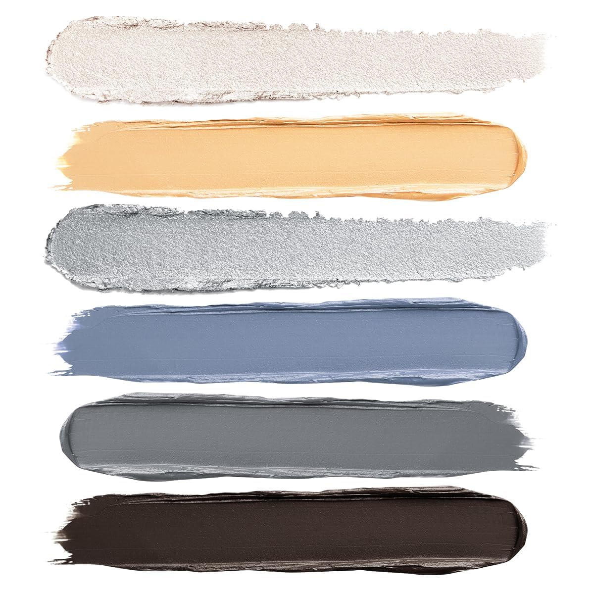 Blue Eyeshadow Stick 6PCS Set, Metallic Shimmer Matte Cream Eye Shadow Palette Eyeliner Brightener Pencil Crayon, Halloween Makeup - Mermaidcore