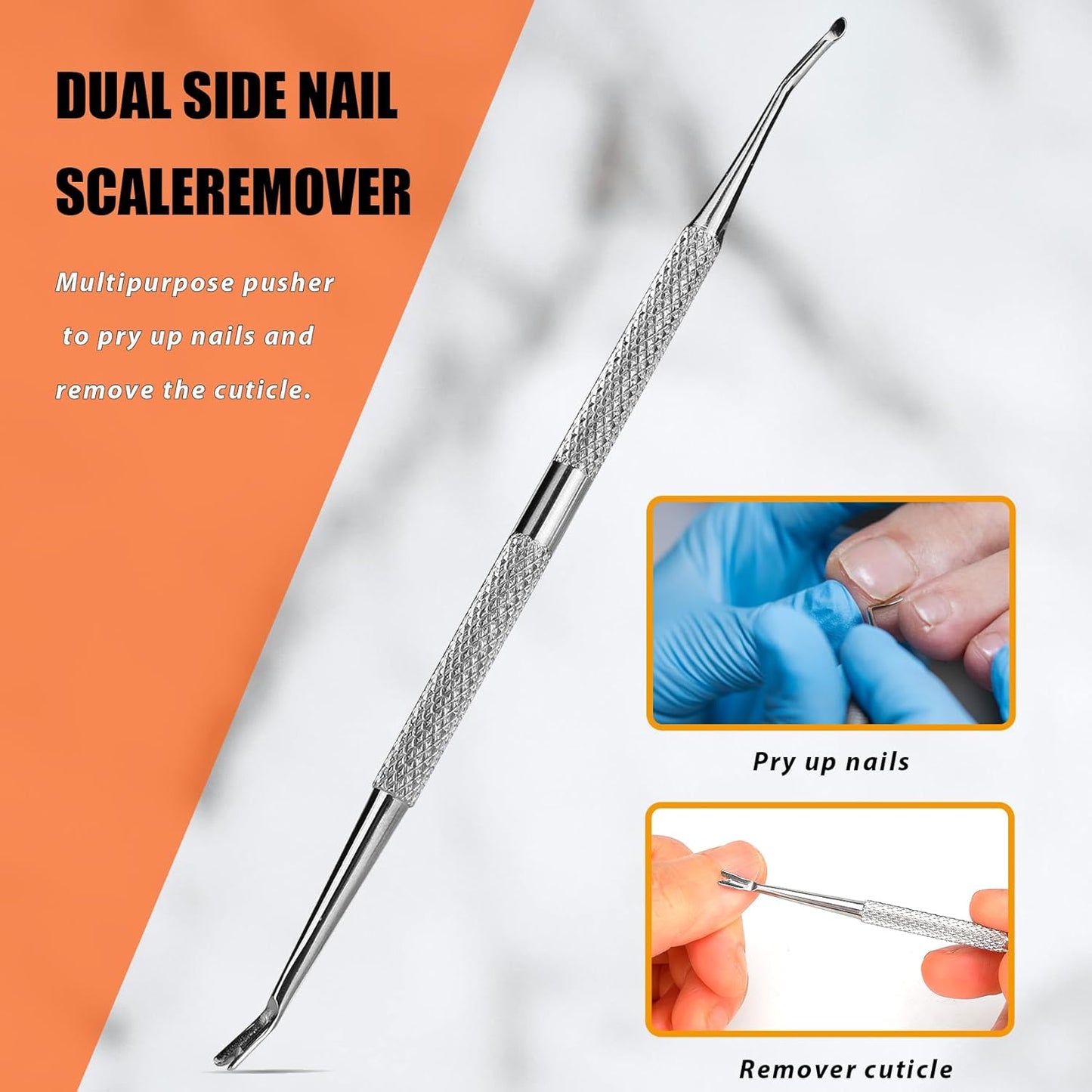 Heavy Duty Podiatrist Toenail Clippers for Thick and Ingrown Nails, Toe Nail Clippers for Men Women Seniors, Stainless Steel 2PCS