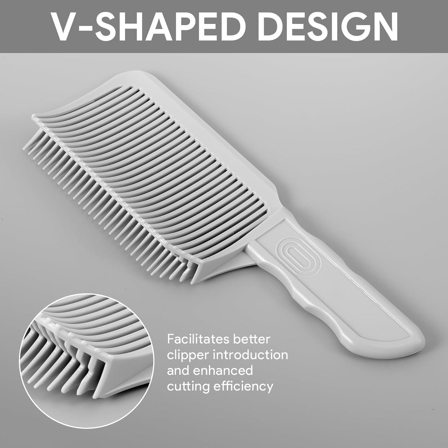 3 PCS Professional Hair Fade Guide Comb For Men, Blend Haircut Positioning Comb, Proximity Curved Trim Hairdressing Barber Transition Combs, Hair Blending Fader Layering Tool For Salon Or Home Use