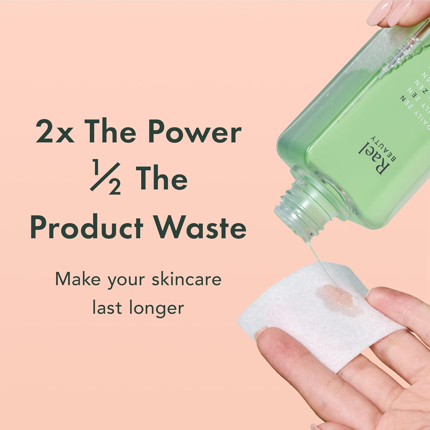 Rael Cotton Pads for Face - Facial Sponge, Square Pad Use with Toner, Makeup Remover, Lint-Free, Soft and Thin, Korean Skin Care (200 Count)