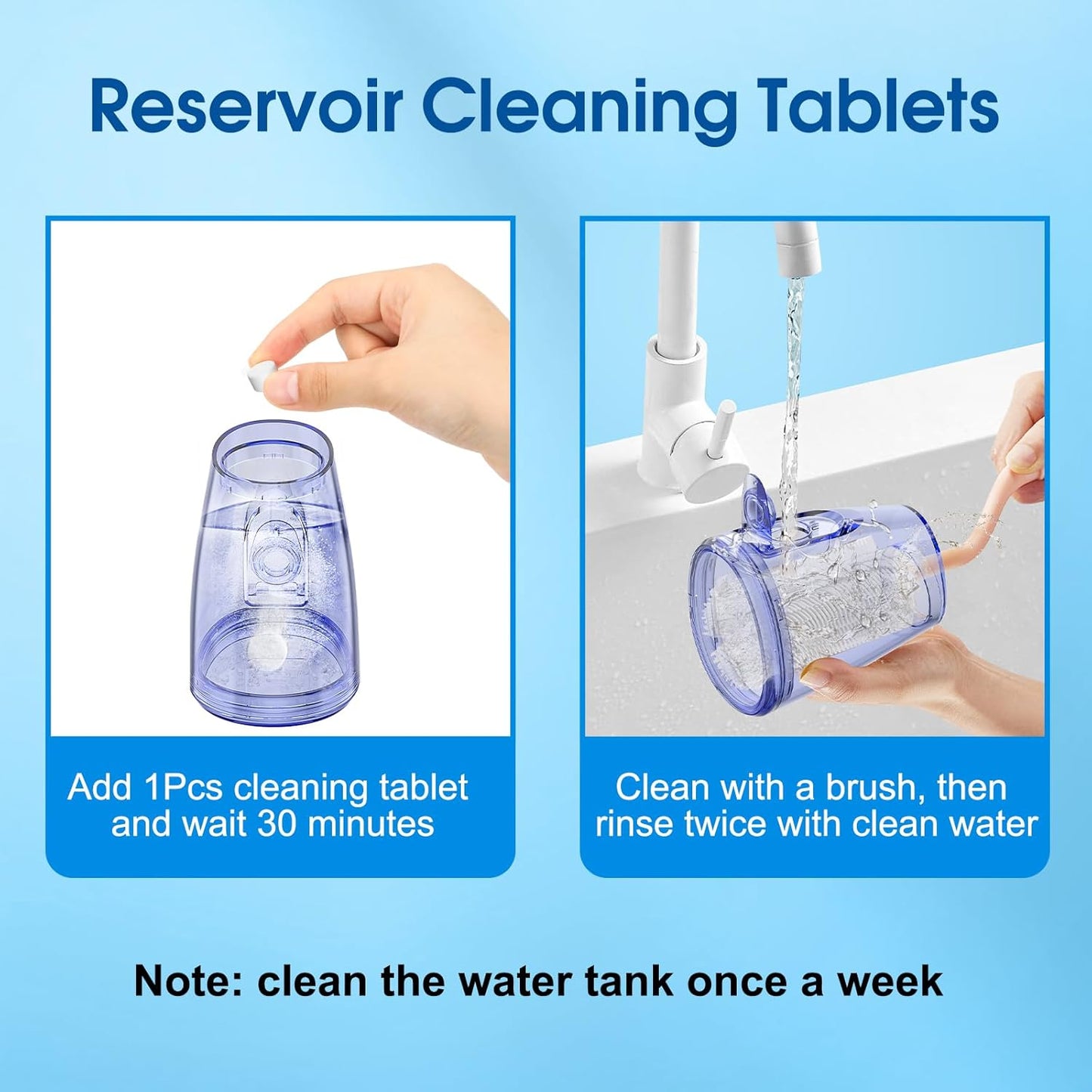 Water Flosser for Teeth, 300ML Cordless Oral Irrigator Rechargeable Dental Flosser Picks with 5 Modes 5 Jet Tips,IPX7 Waterproof Teeth Cleaner for Braces Gum Care, Home Travel Use