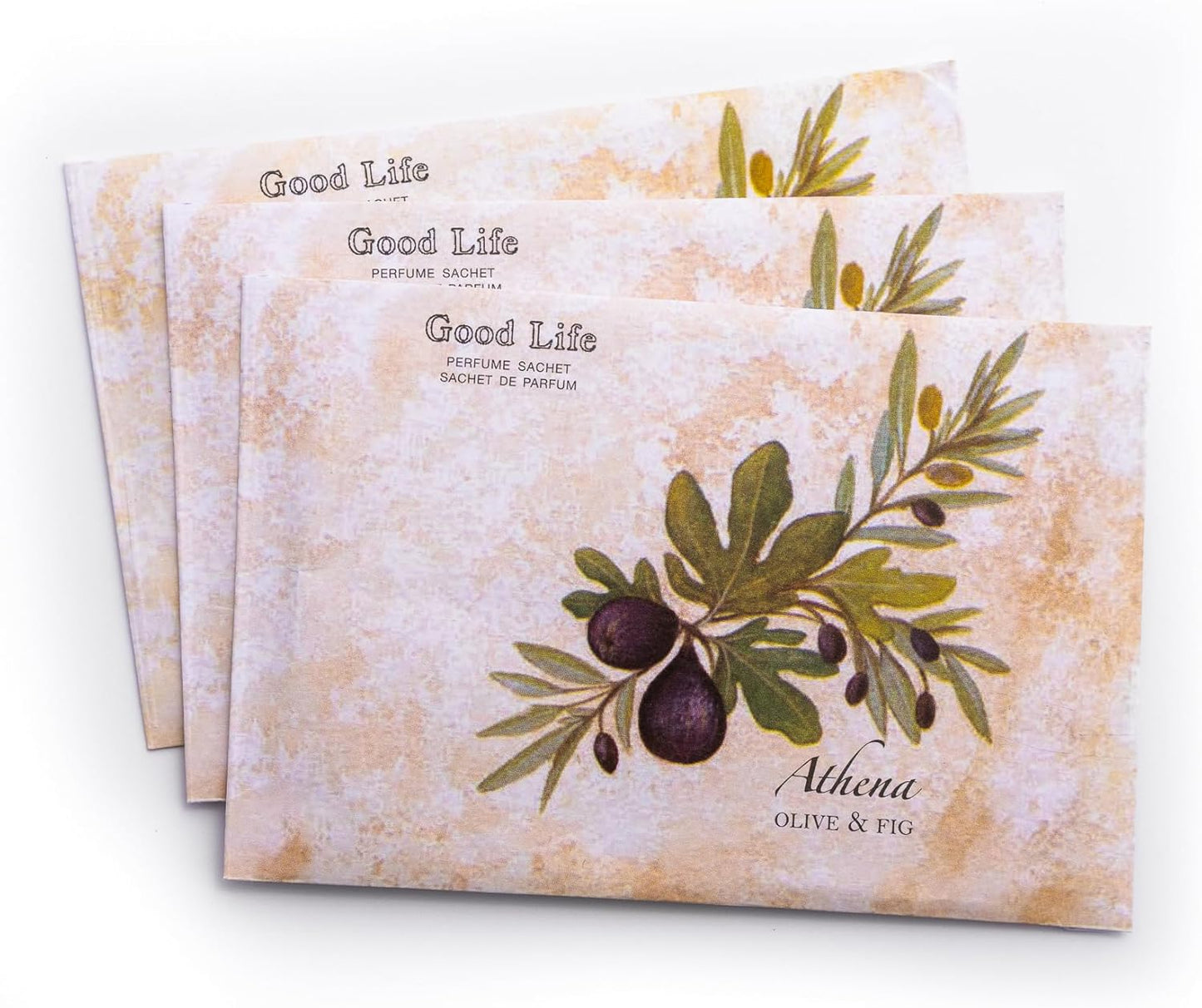 Good Life Olive & Fig Scented Sachets | Designed in New Zealand | 12 Sachets
